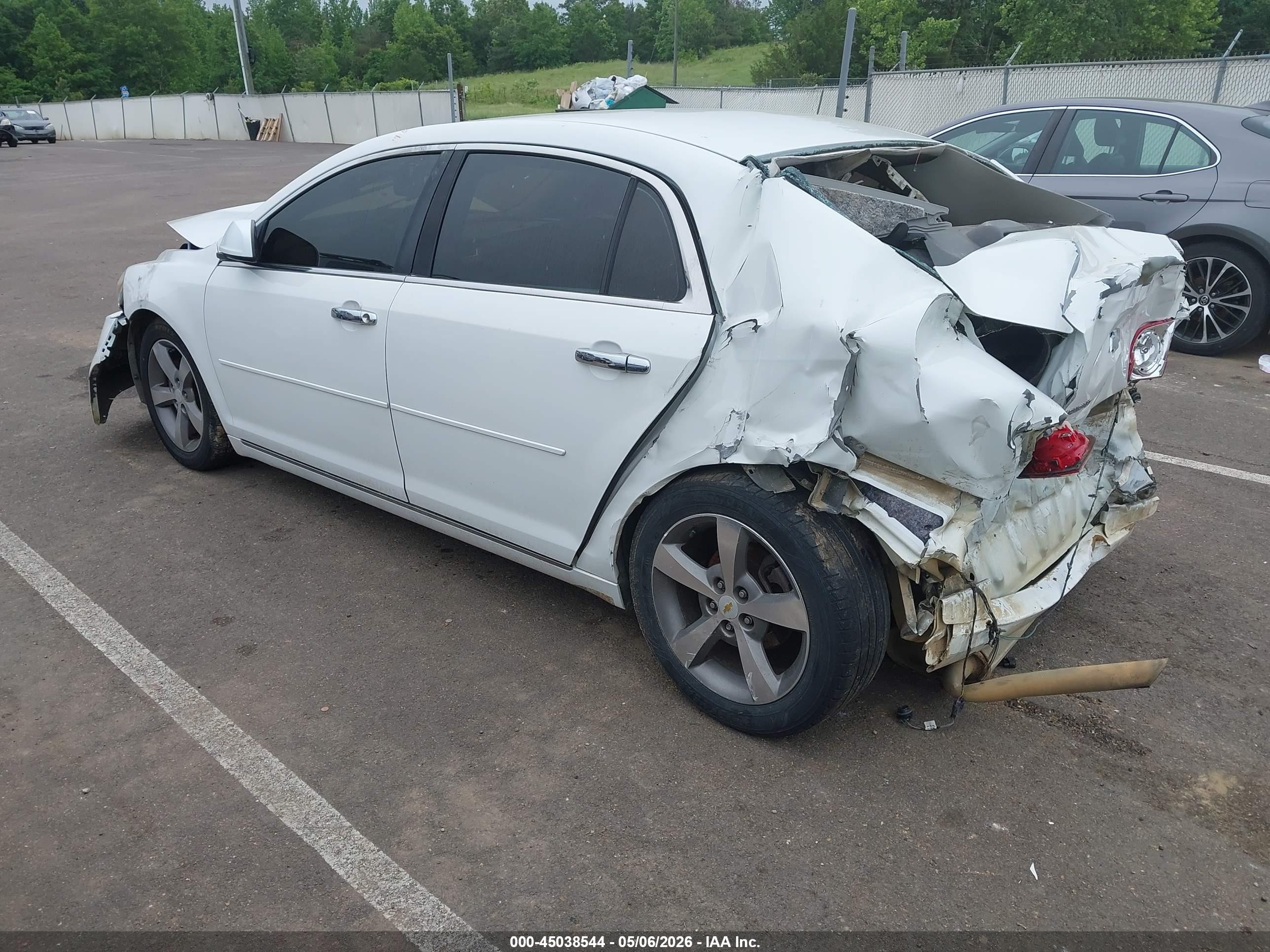 2012 Chevrolet Malibu 1lt White vin: 1G1ZC5EU4CF142319