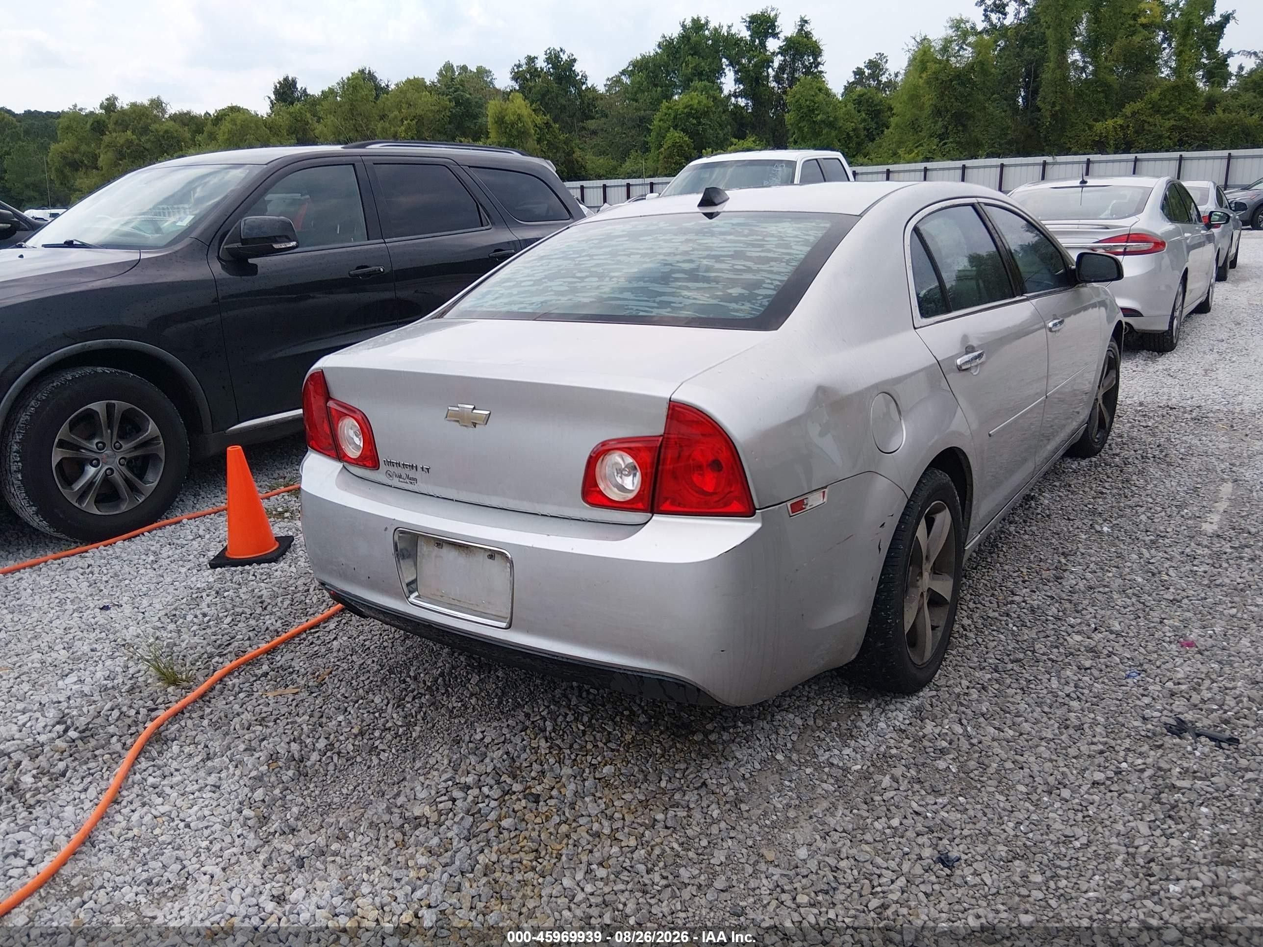 2012 Chevrolet Malibu 1lt Silver vin: 1G1ZC5EU5CF266602