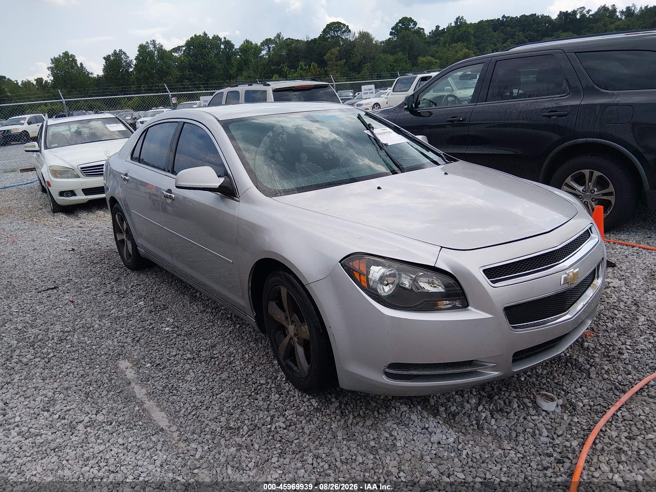 2012 Chevrolet Malibu 1lt Silver vin: 1G1ZC5EU5CF266602
