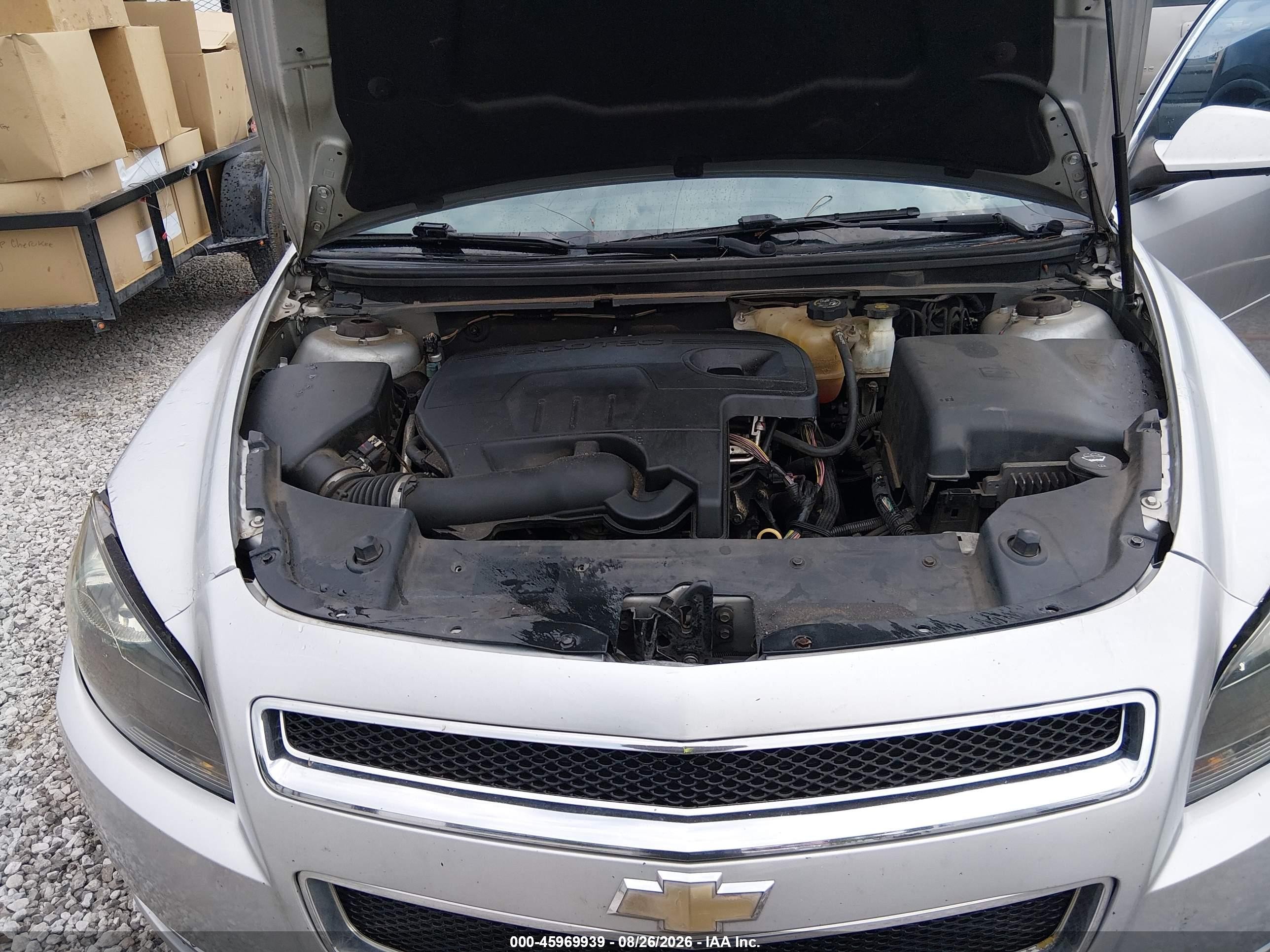 2012 Chevrolet Malibu 1lt Silver vin: 1G1ZC5EU5CF266602