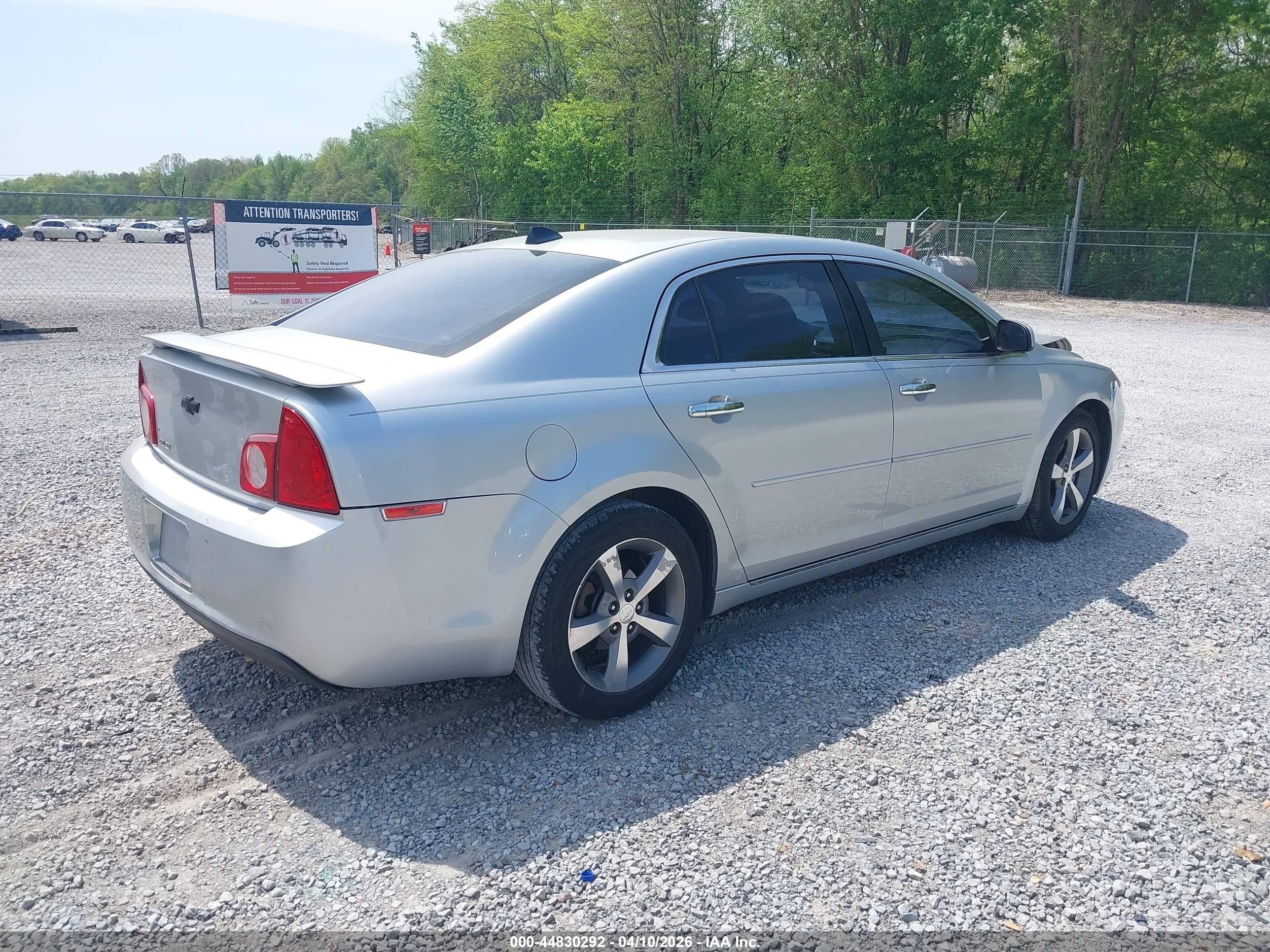 2012 Chevrolet Malibu 1lt Silver vin: 1G1ZC5EU5CF281021