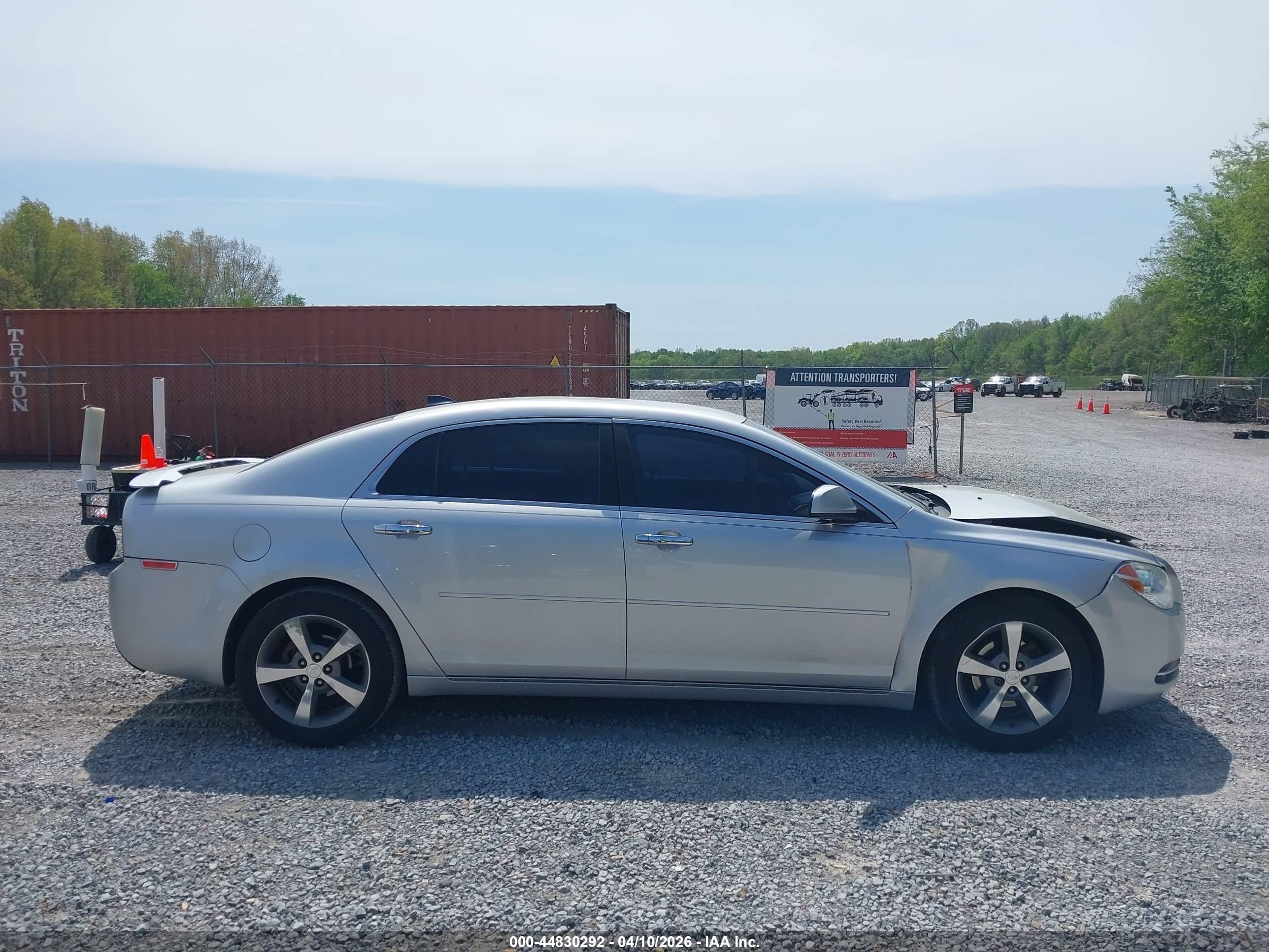 2012 Chevrolet Malibu 1lt Silver vin: 1G1ZC5EU5CF281021