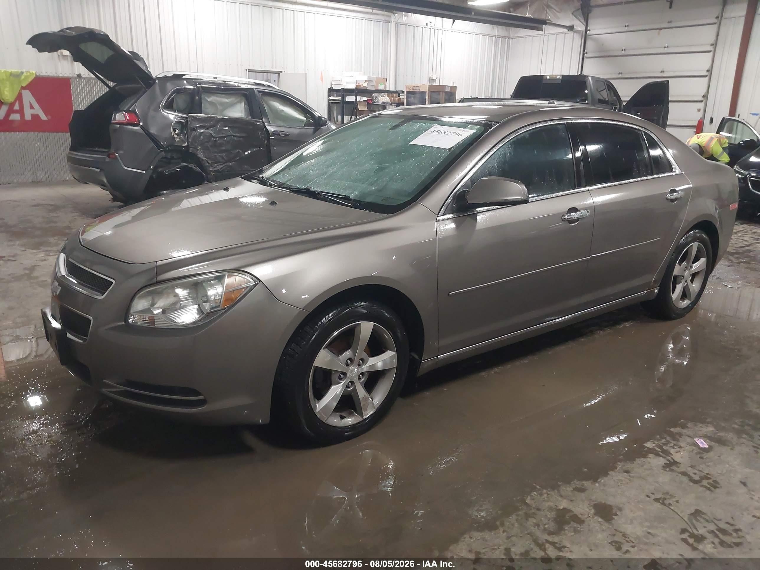 2012 Chevrolet Malibu 1lt Серый vin: 1G1ZC5EU6CF146310