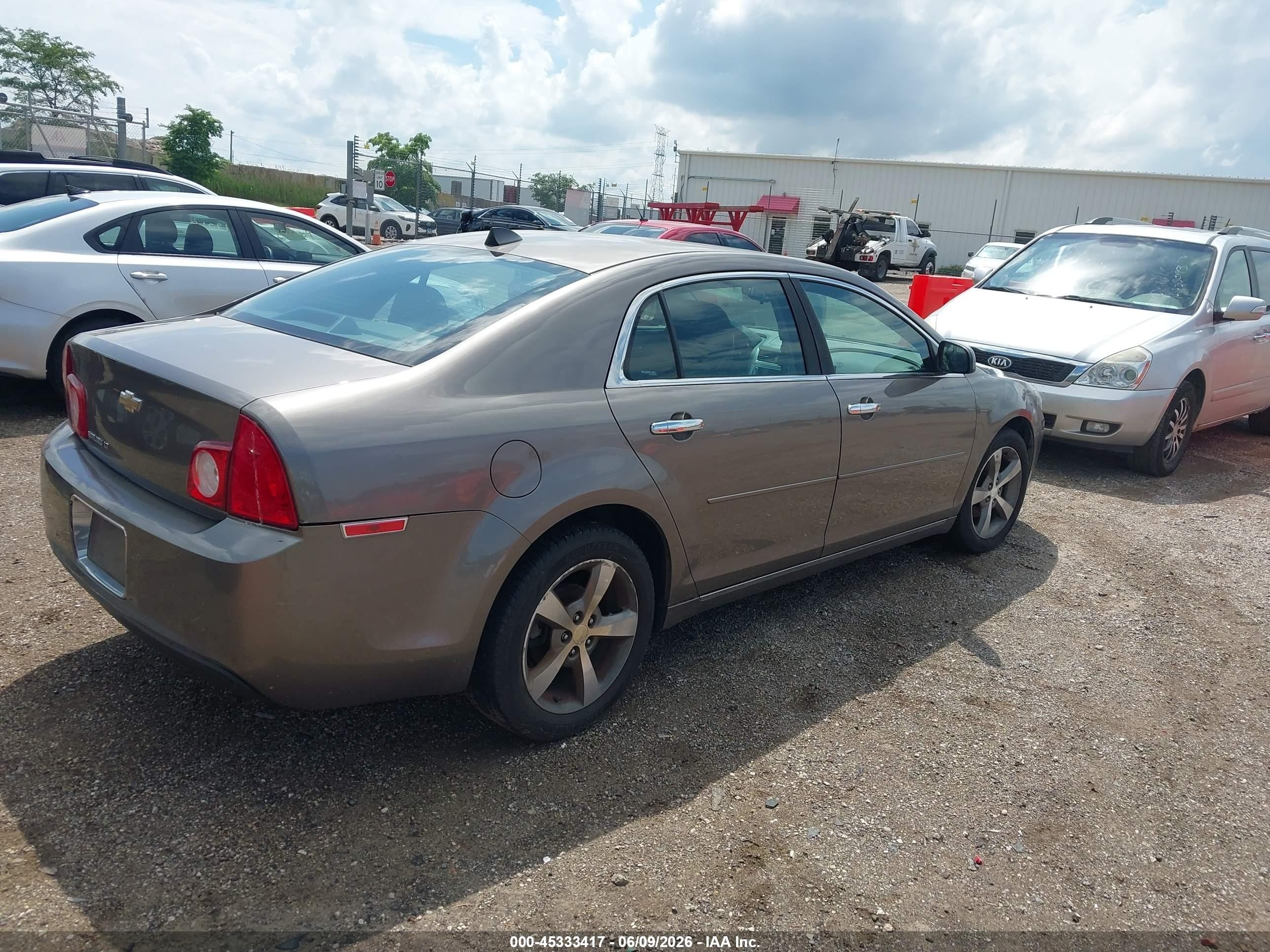 2012 Chevrolet Malibu 1lt Gray vin: 1G1ZC5EU7CF165707