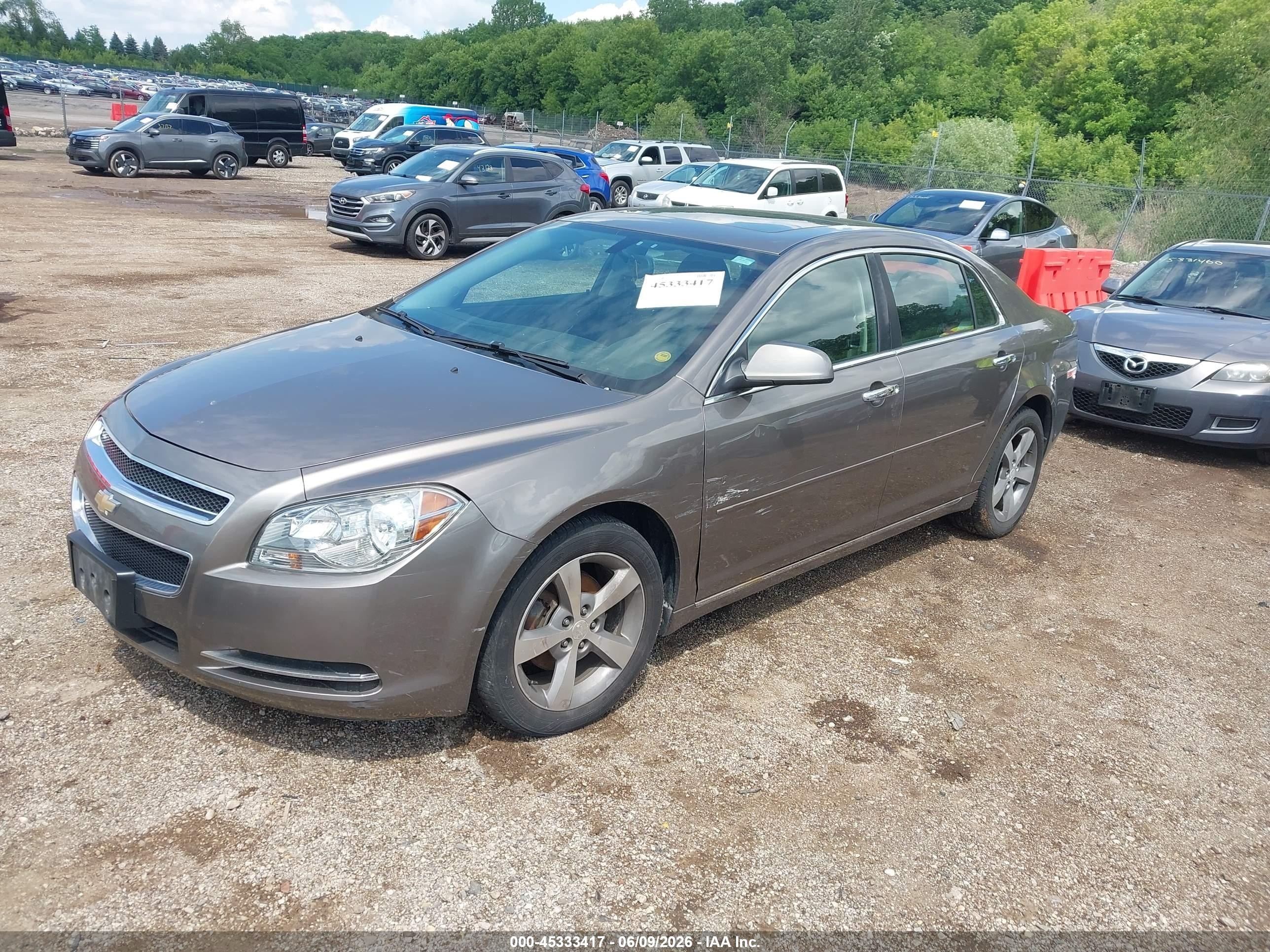 2012 Chevrolet Malibu 1lt Gray vin: 1G1ZC5EU7CF165707