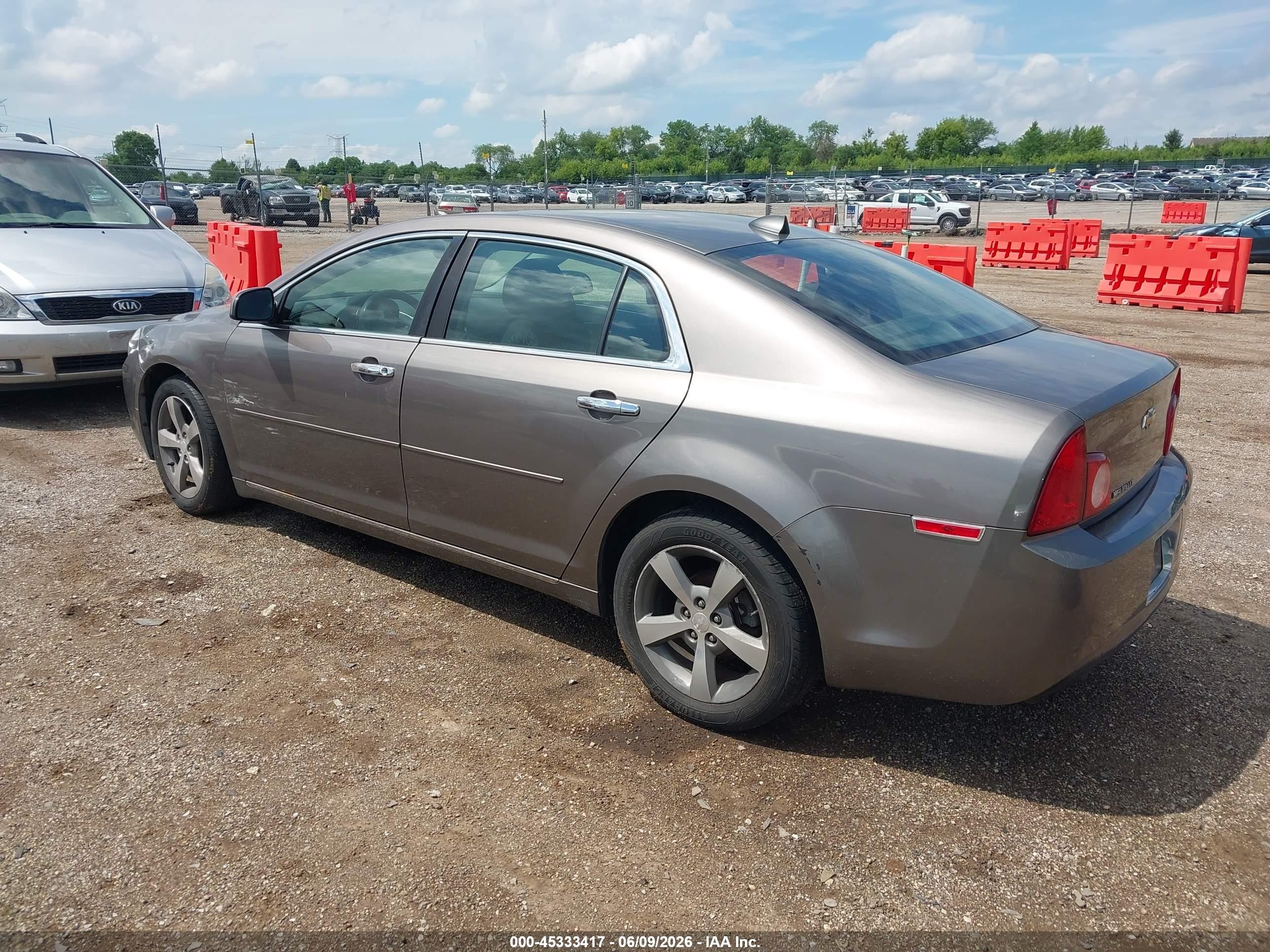 2012 Chevrolet Malibu 1lt Gray vin: 1G1ZC5EU7CF165707