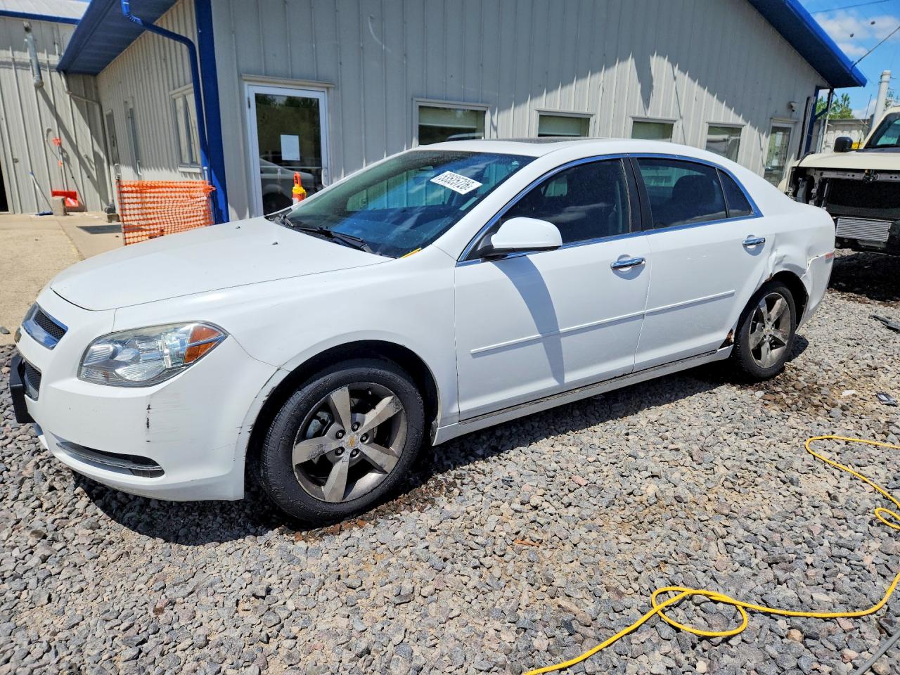 2012 Chevrolet Malibu 1lt White vin: 1G1ZC5EU8CF133963