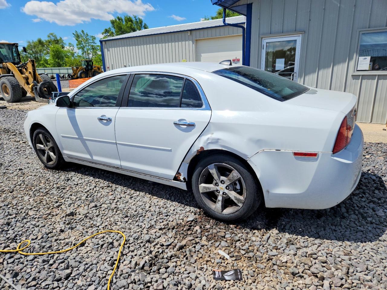 2012 Chevrolet Malibu 1lt White vin: 1G1ZC5EU8CF133963