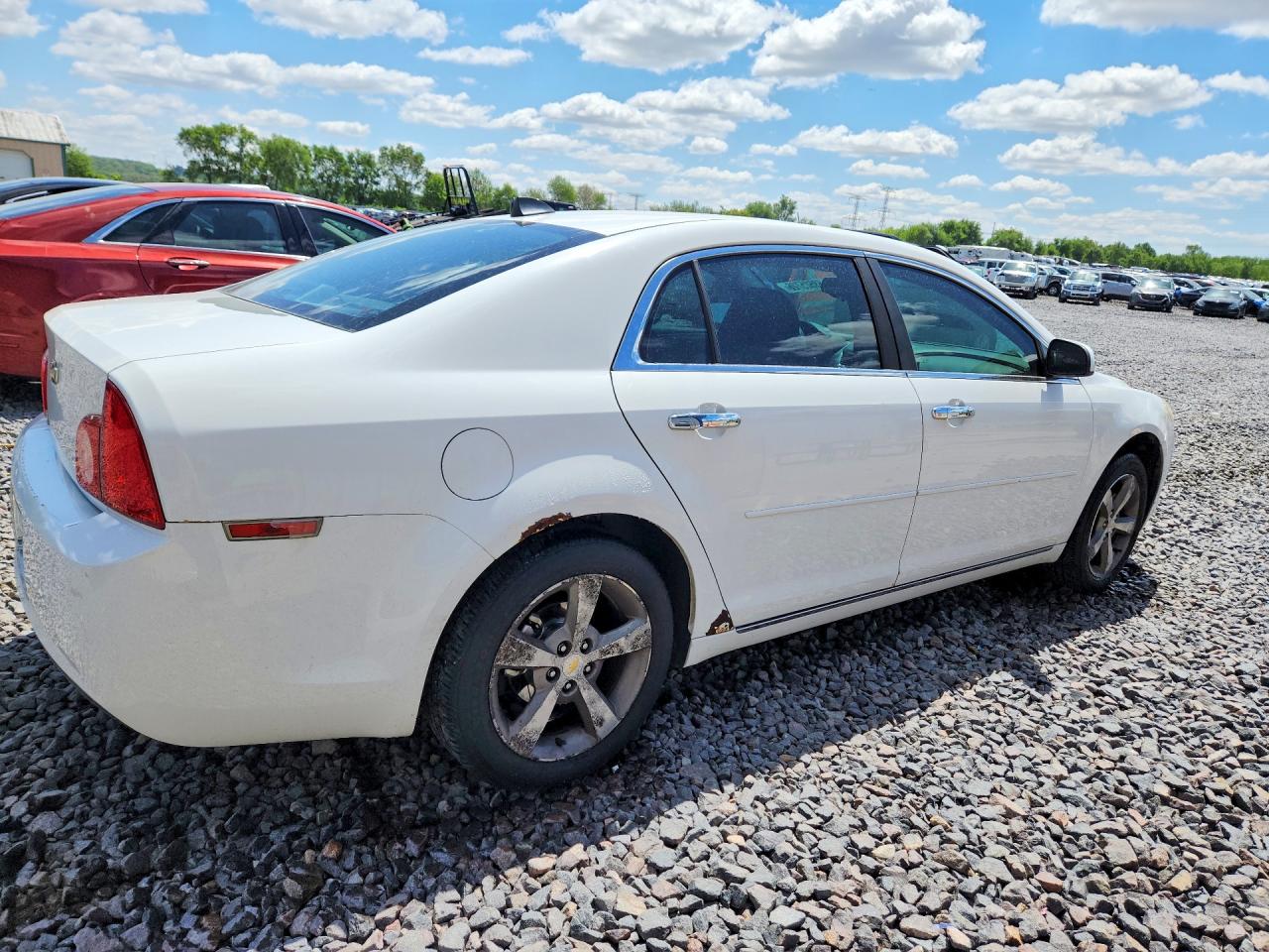 2012 Chevrolet Malibu 1lt White vin: 1G1ZC5EU8CF133963