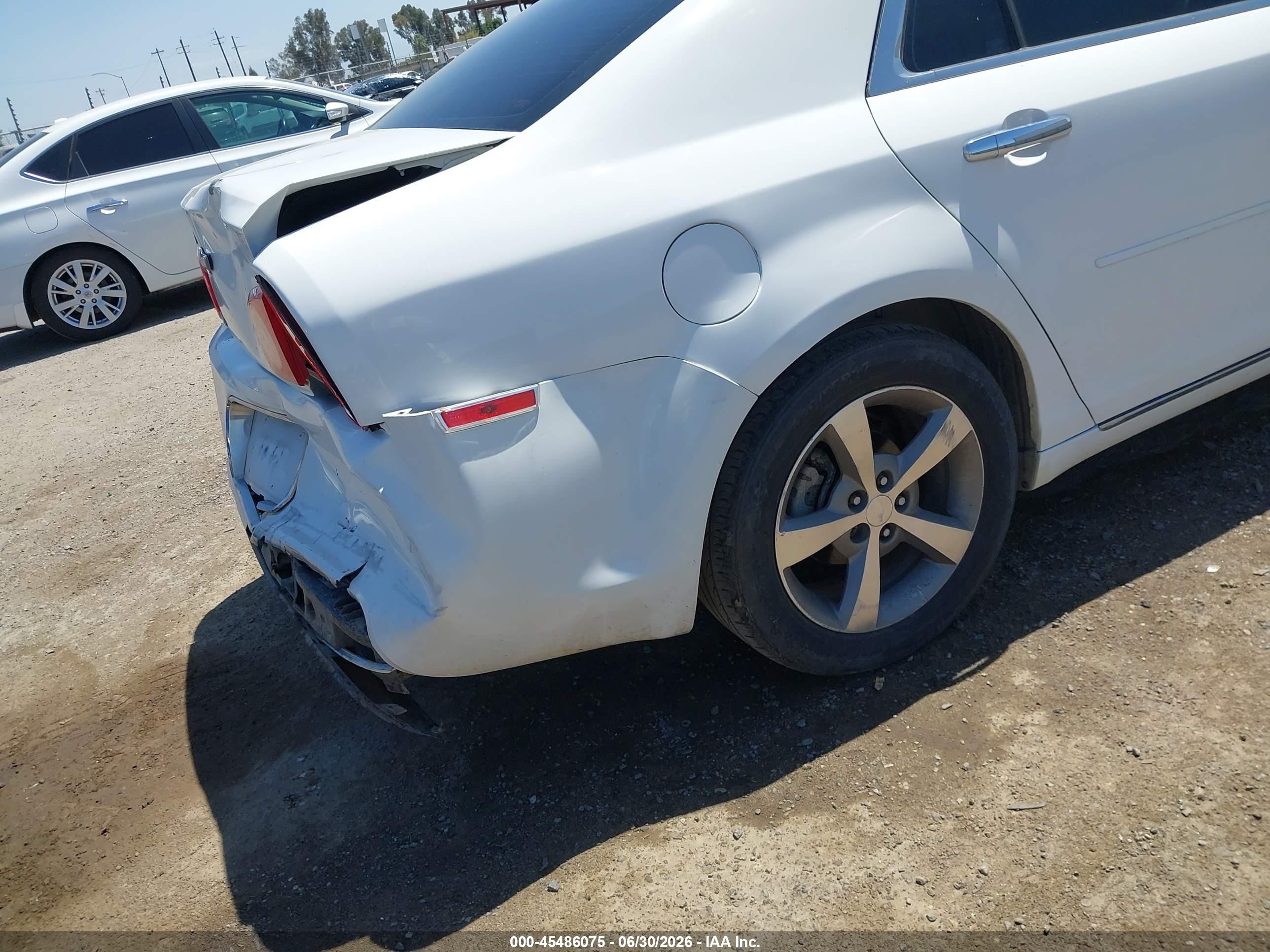 2012 Chevrolet Malibu 1lt Белый vin: 1G1ZC5EU9CF245767