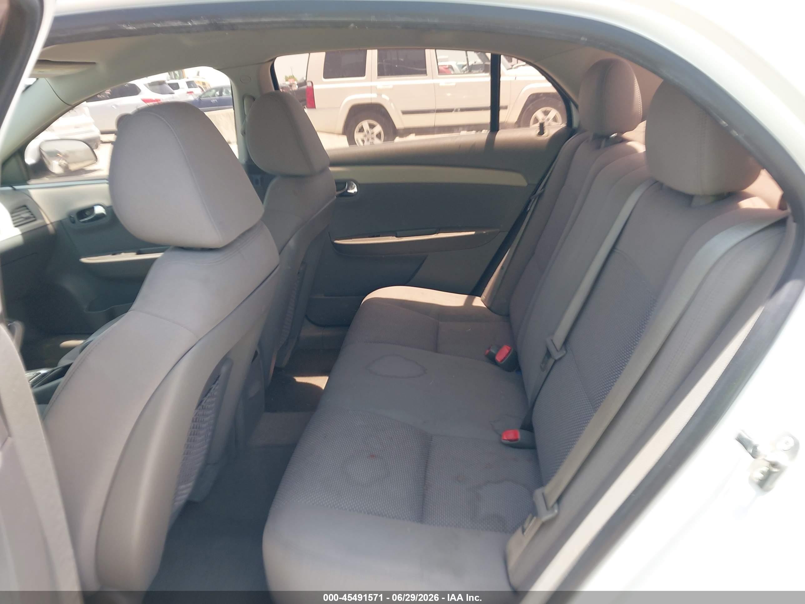 2012 Chevrolet Malibu 1lt White vin: 1G1ZC5EU9CF266456