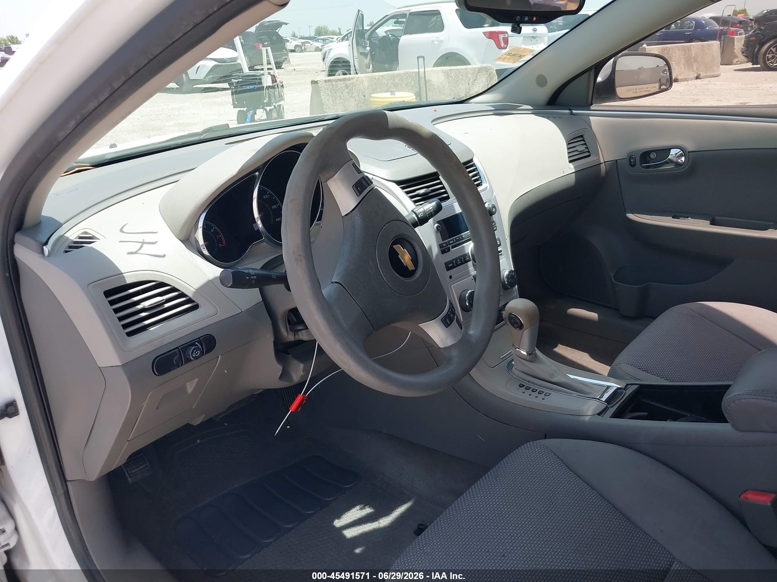 2012 Chevrolet Malibu 1lt White vin: 1G1ZC5EU9CF266456