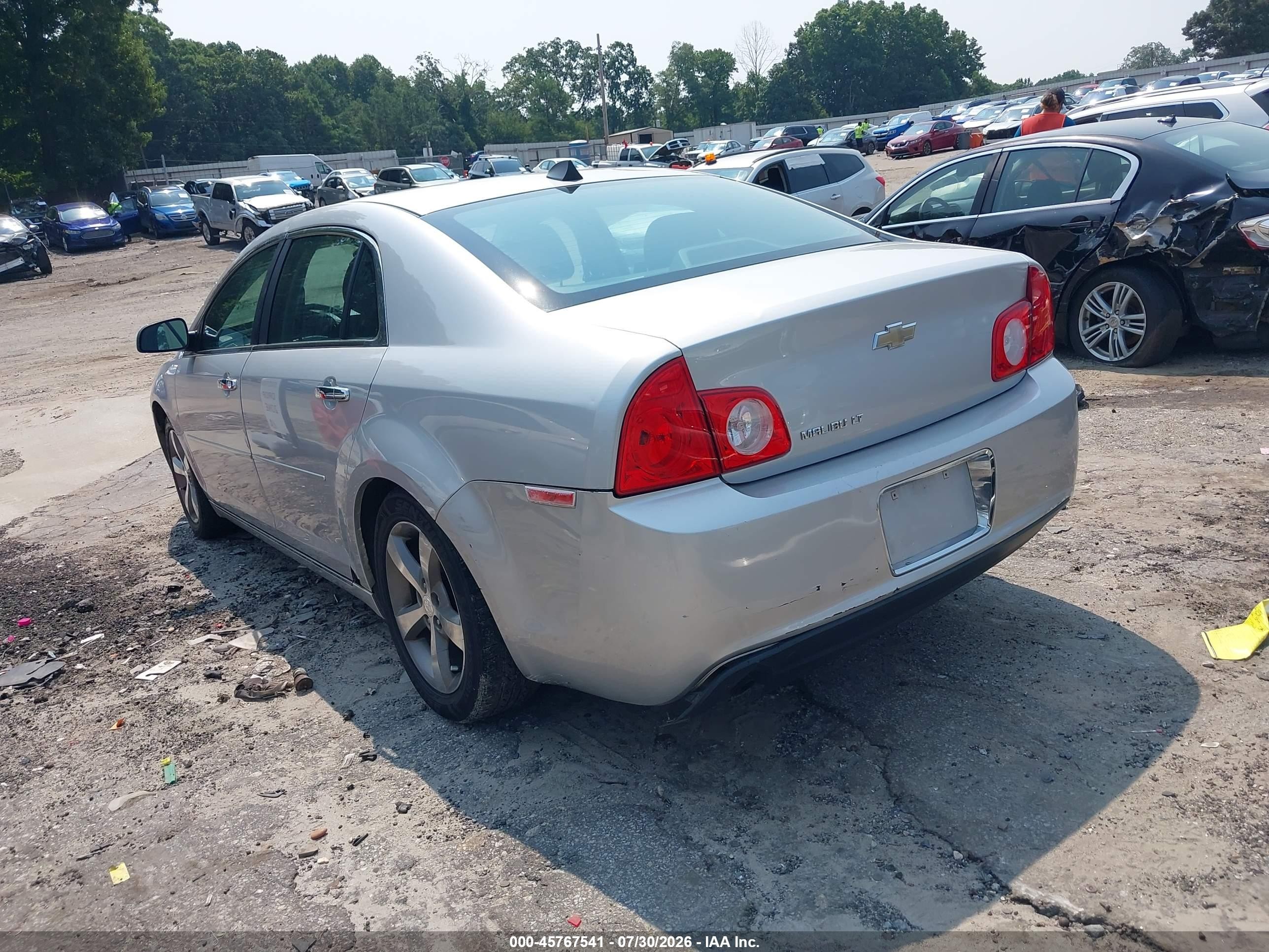 2012 Chevrolet Malibu 1lt Silver vin: 1G1ZC5EU9CF352222