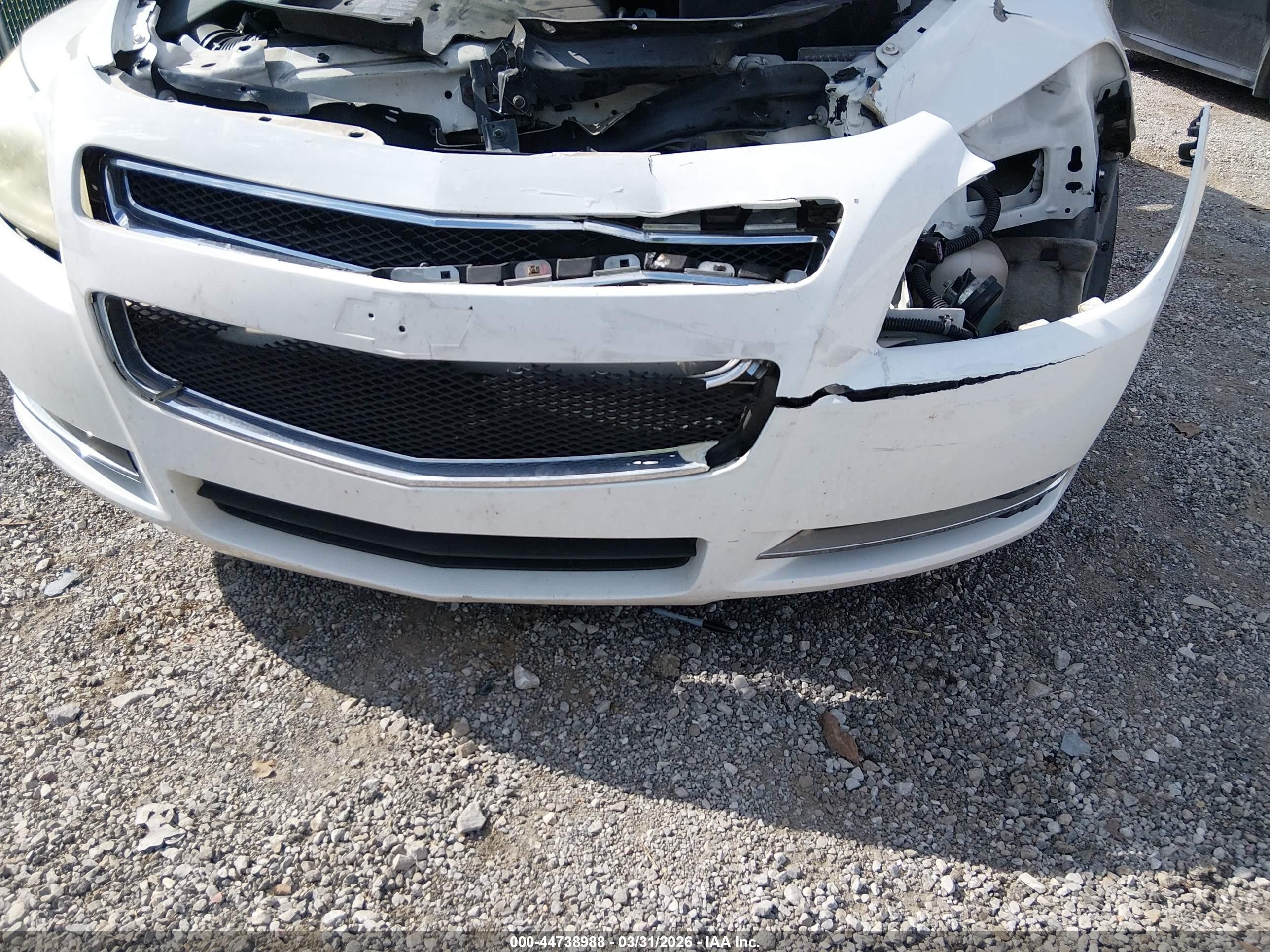 2012 Chevrolet Malibu 1lt White vin: 1G1ZC5EUXCF335347