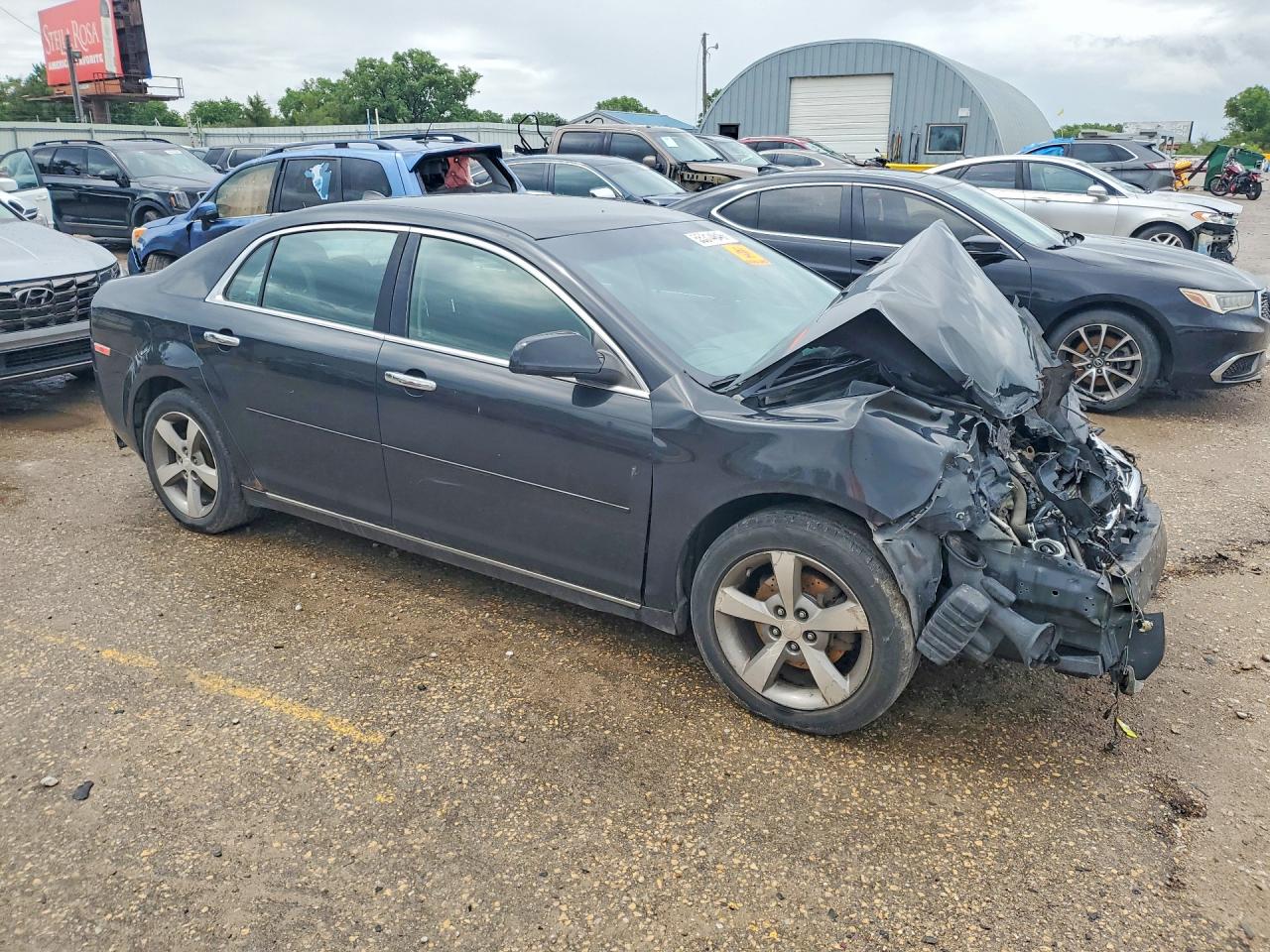 2012 Chevrolet Malibu Black vin: 1G1ZC5EUXCF380708