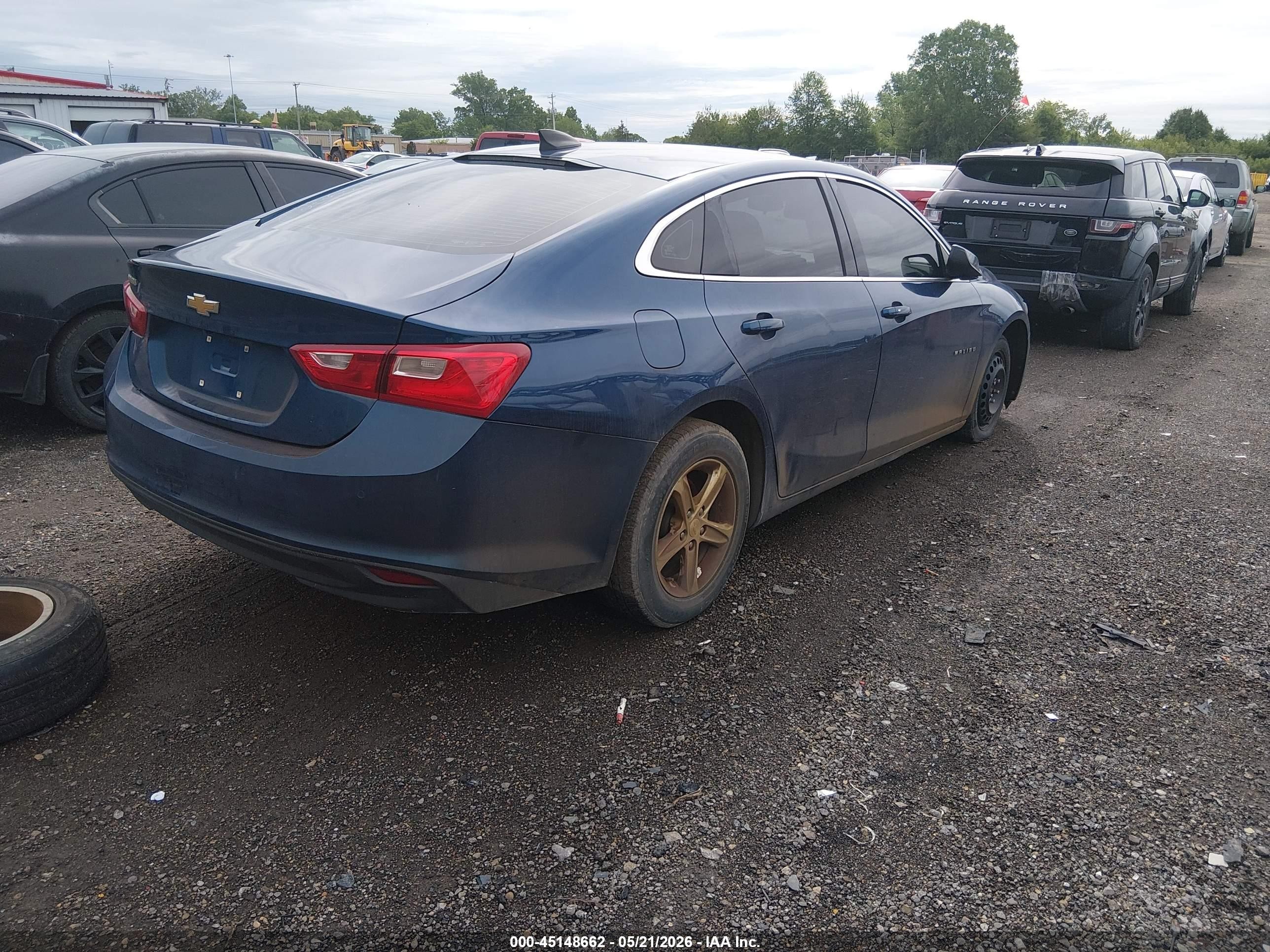 2019 Chevrolet Malibu 1fl Blue vin: 1G1ZC5ST1KF138285