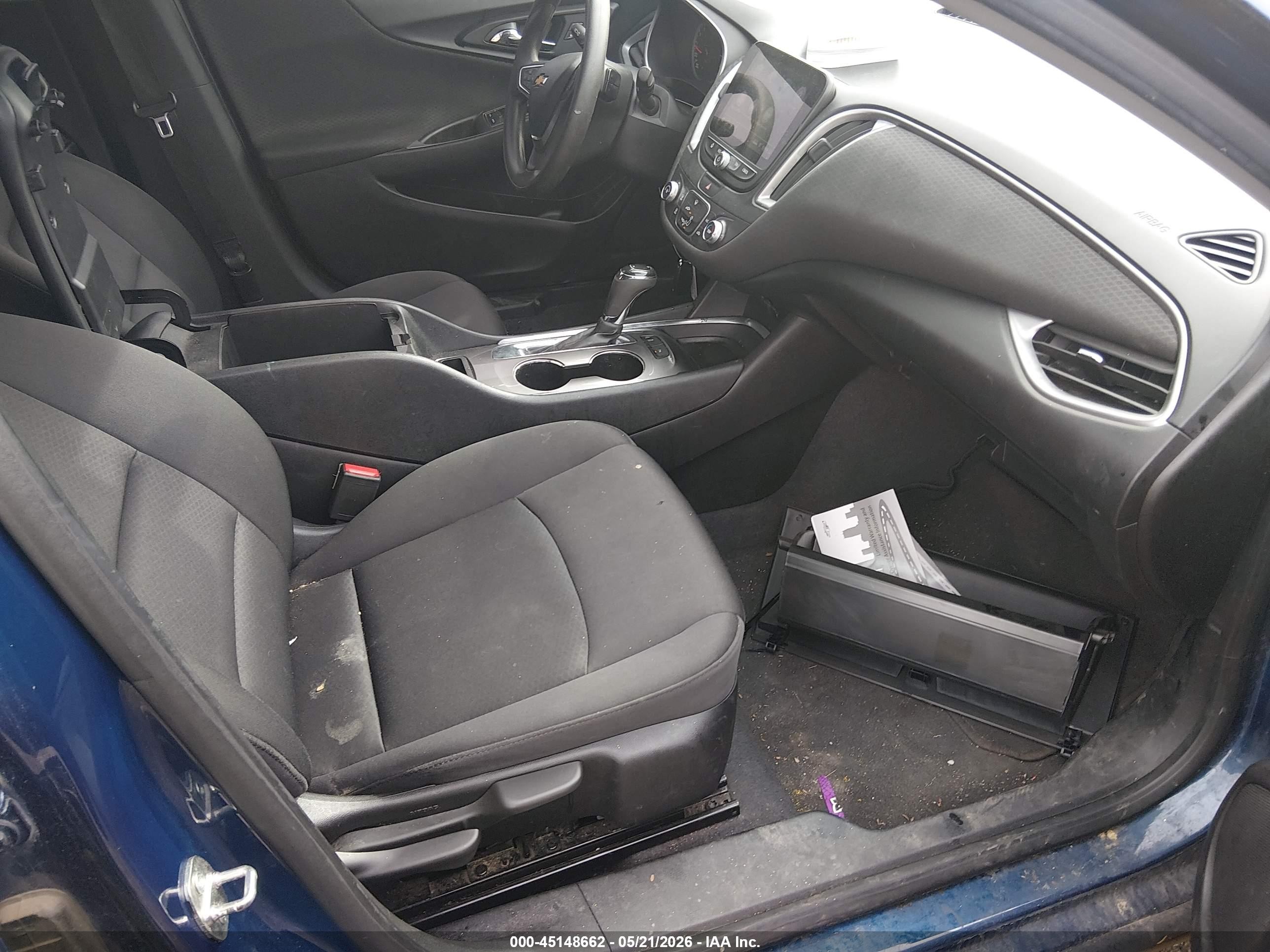 2019 Chevrolet Malibu 1fl Blue vin: 1G1ZC5ST1KF138285