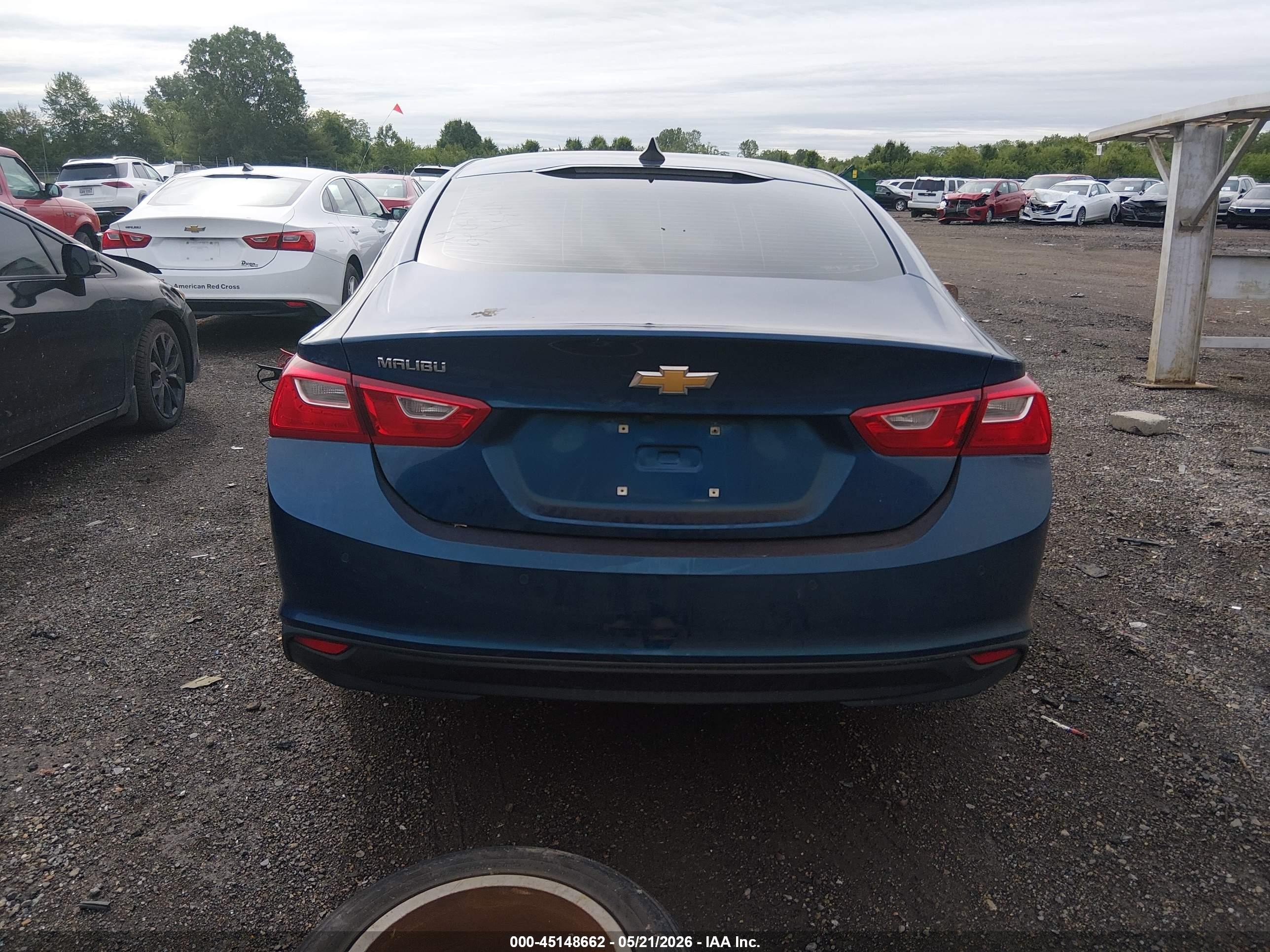 2019 Chevrolet Malibu 1fl Blue vin: 1G1ZC5ST1KF138285