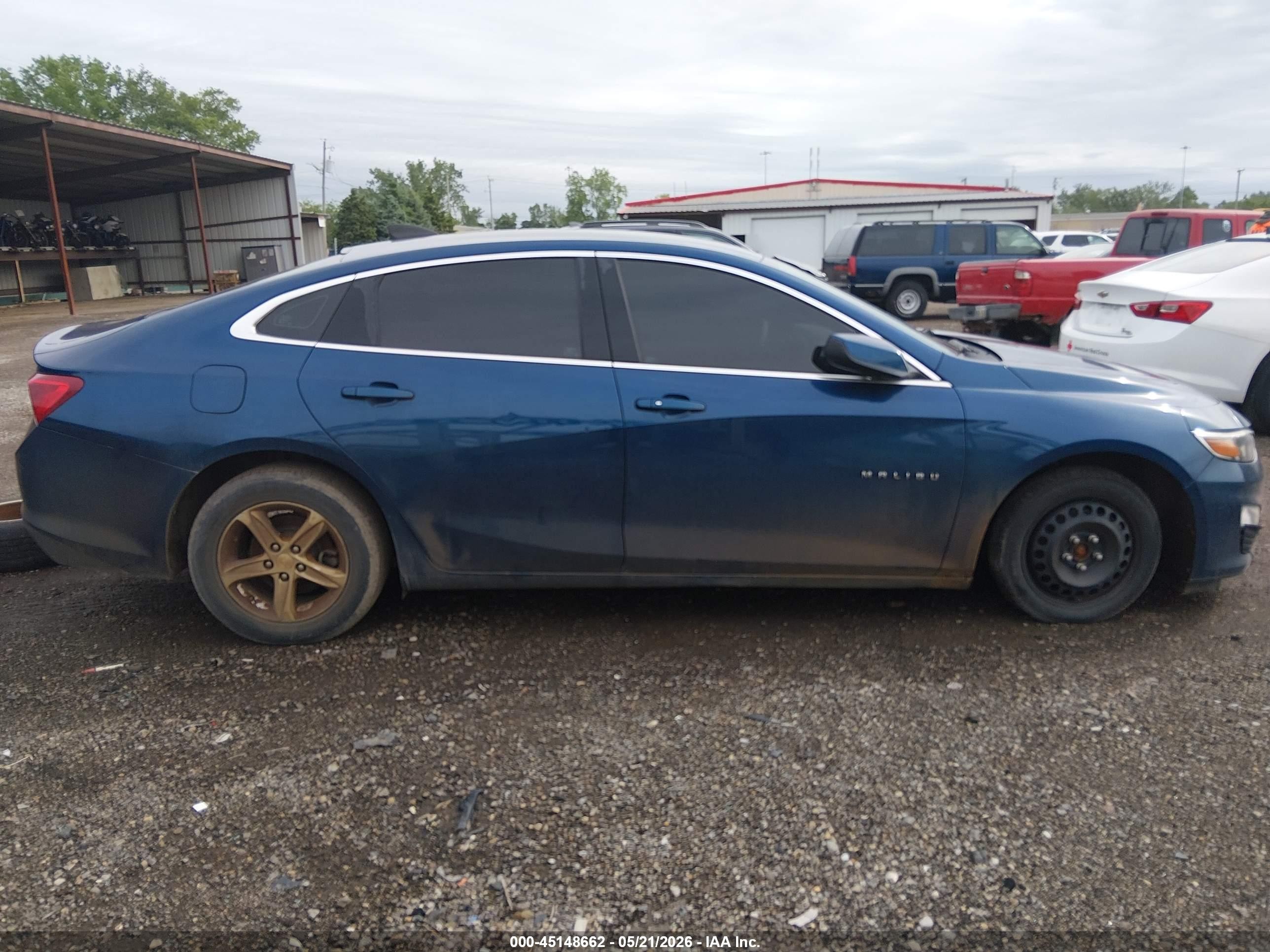 2019 Chevrolet Malibu 1fl Blue vin: 1G1ZC5ST1KF138285