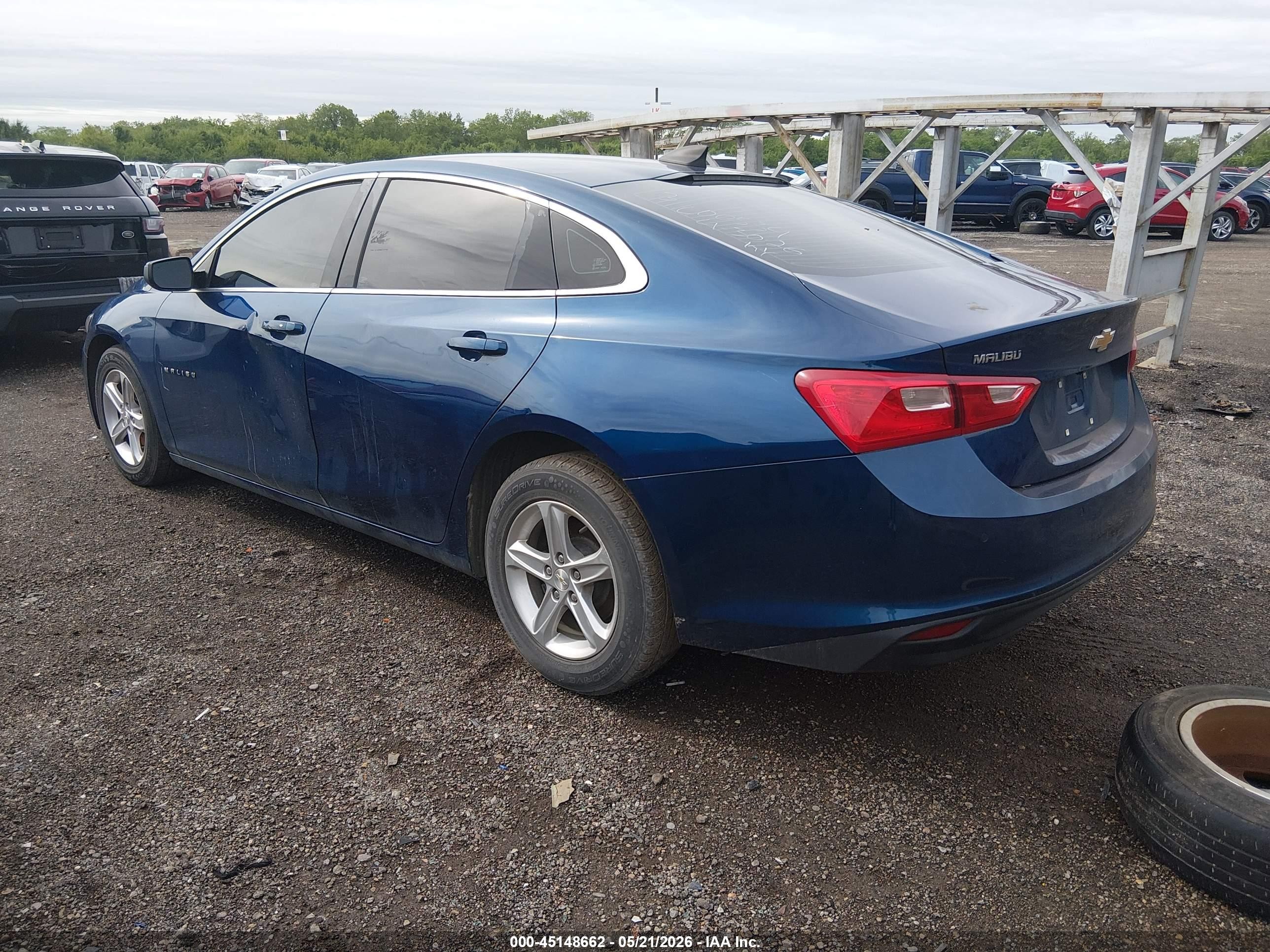 2019 Chevrolet Malibu 1fl Blue vin: 1G1ZC5ST1KF138285