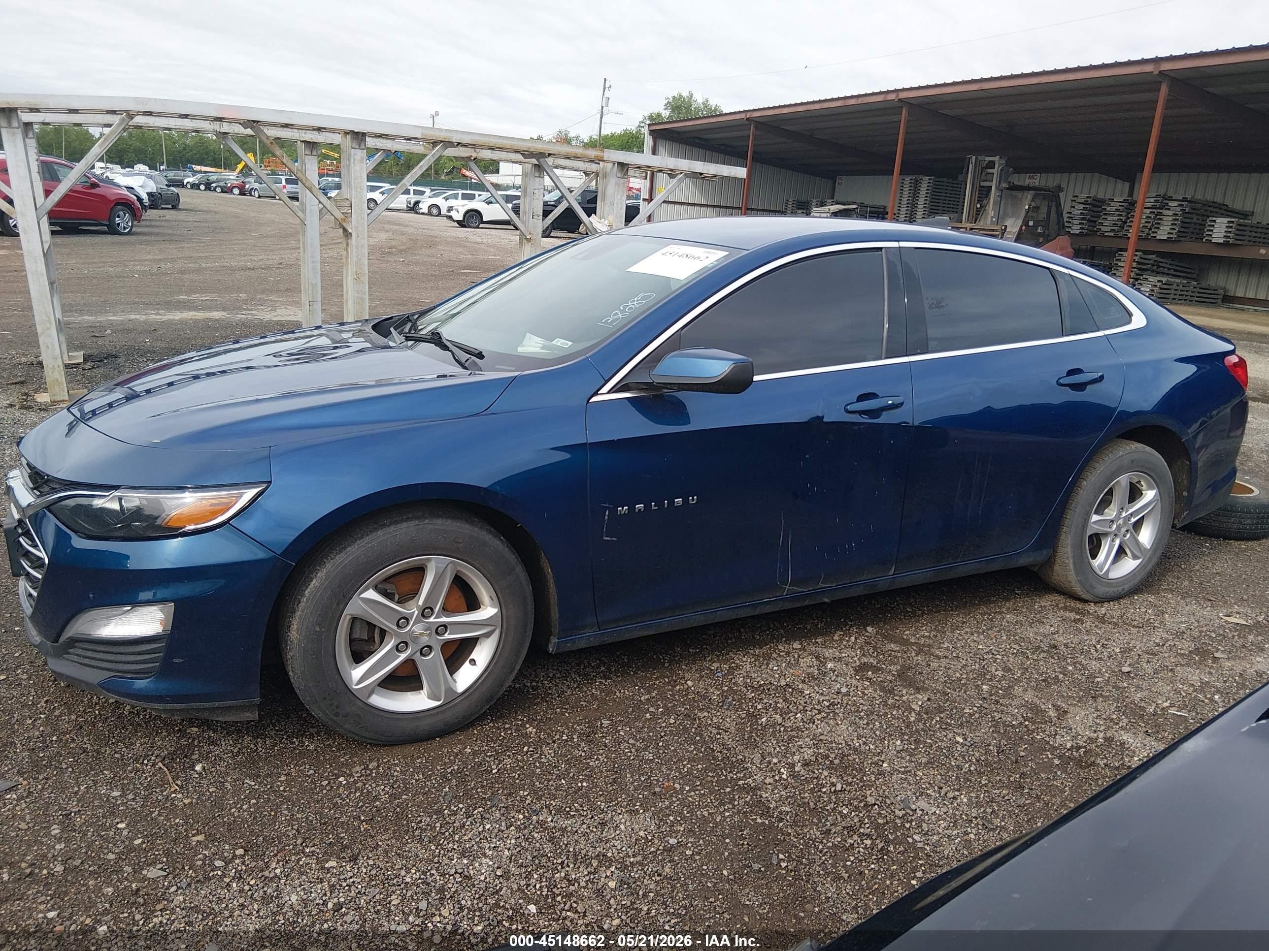 2019 Chevrolet Malibu 1fl Blue vin: 1G1ZC5ST1KF138285