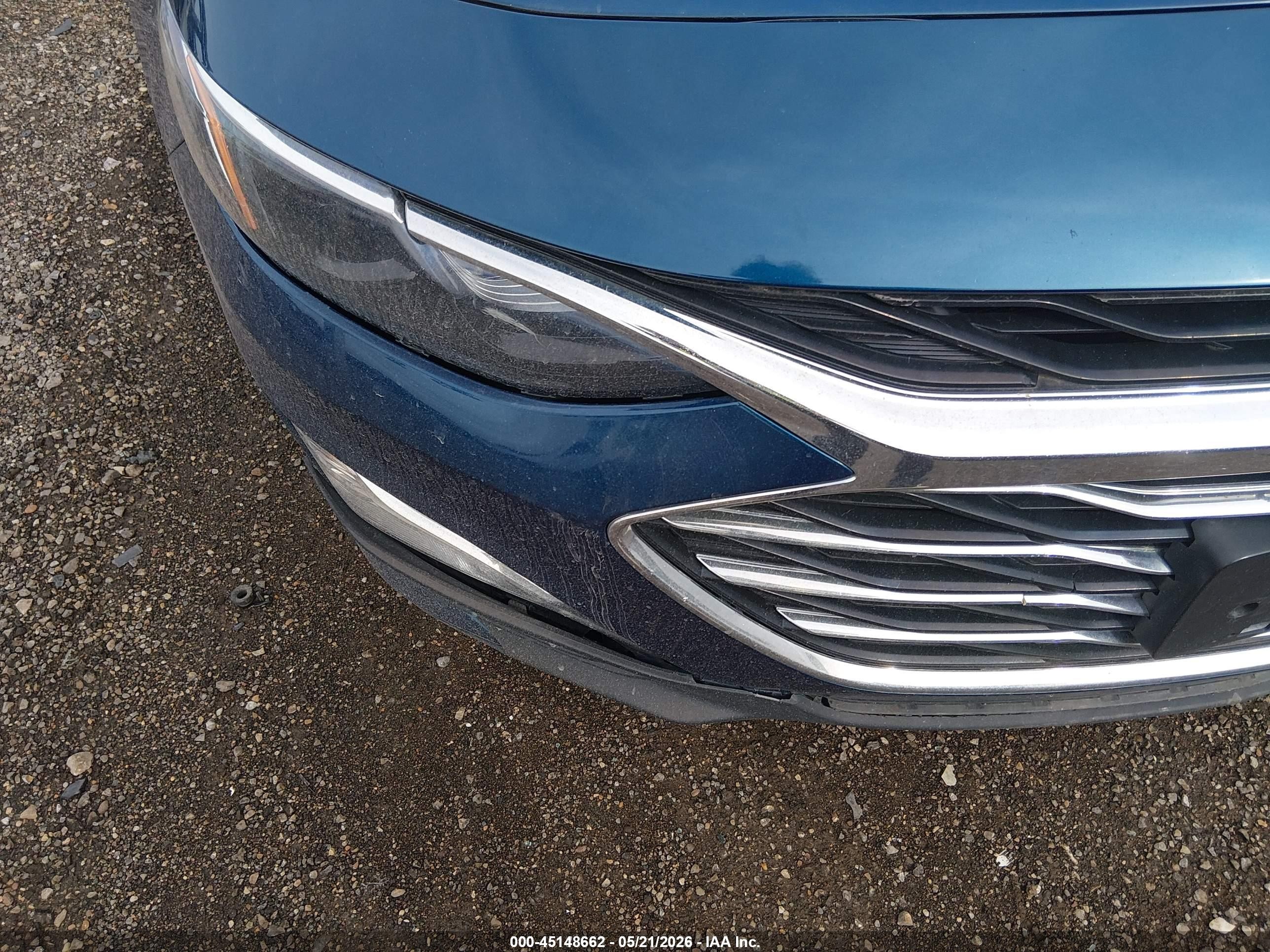 2019 Chevrolet Malibu 1fl Blue vin: 1G1ZC5ST1KF138285