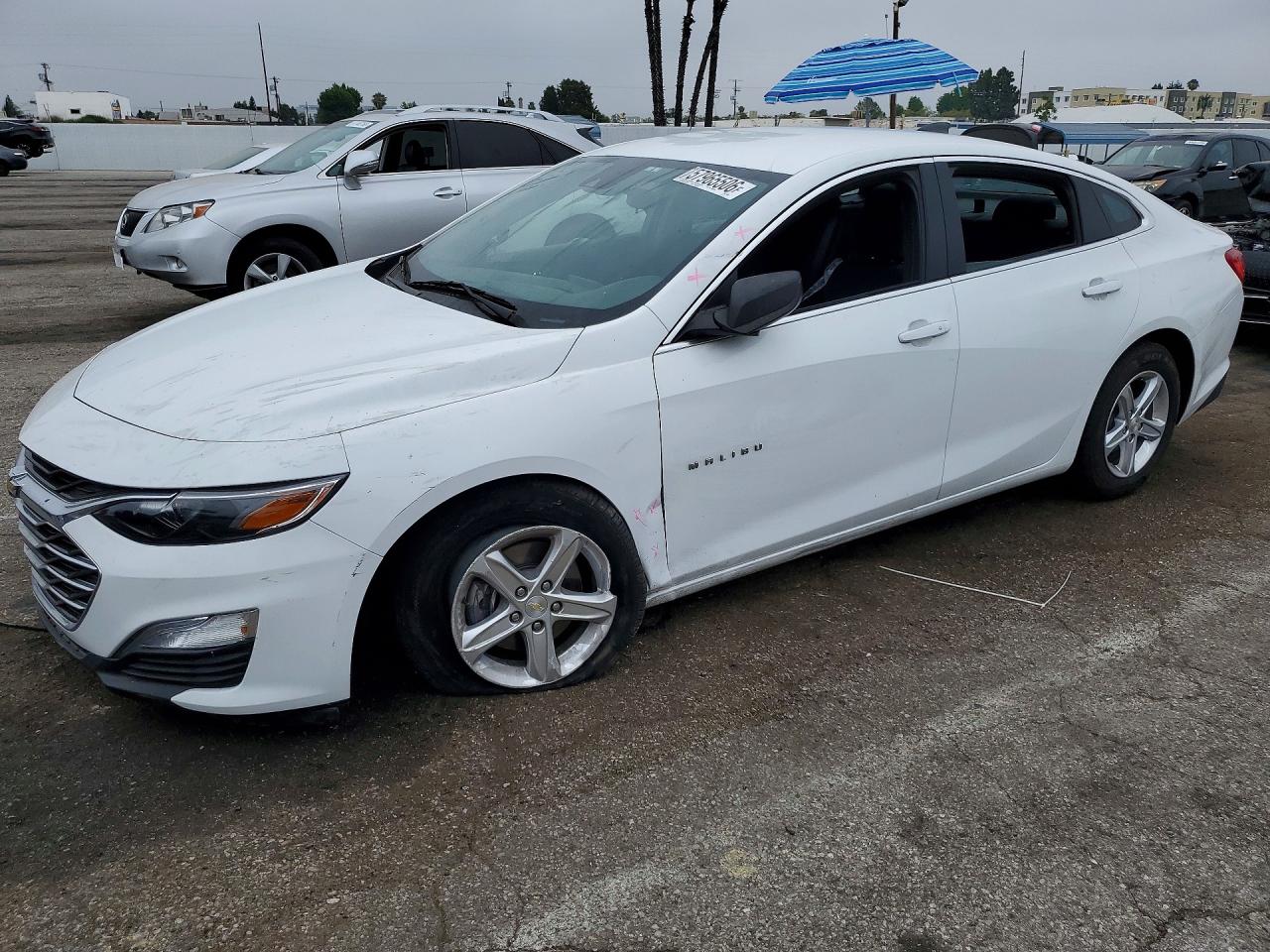 2023 Chevrolet Malibu Ls White vin: 1G1ZC5ST1PF155997
