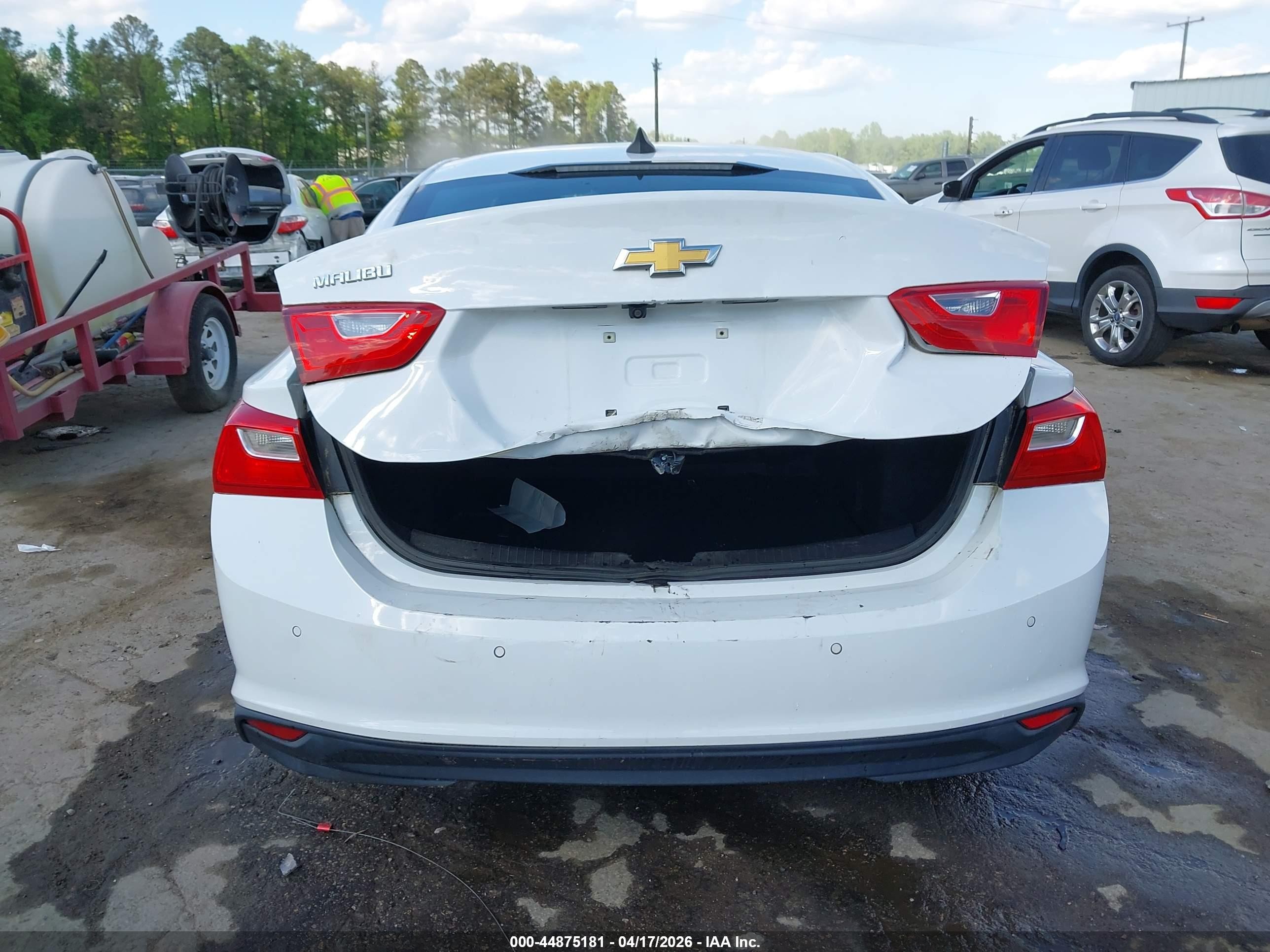 2019 Chevrolet Malibu 1fl Белый vin: 1G1ZC5ST3KF120421