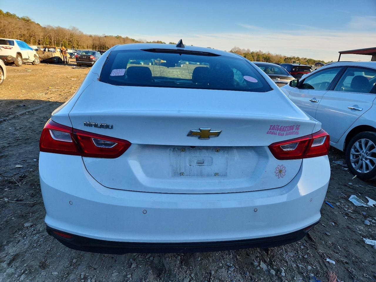 2021 Chevrolet Malibu Ls White vin: 1G1ZC5ST3MF086399