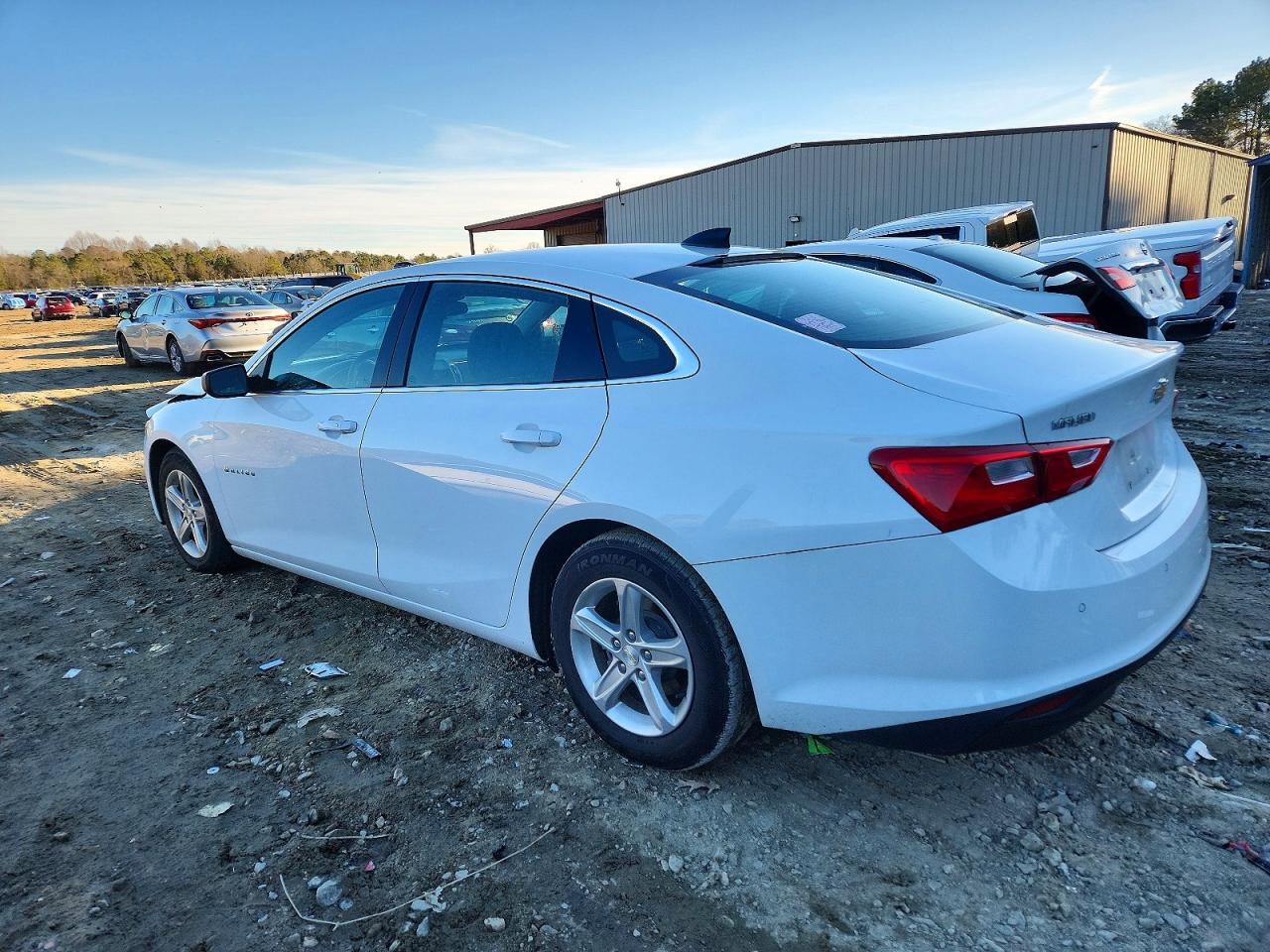 2021 Chevrolet Malibu Ls White vin: 1G1ZC5ST3MF086399