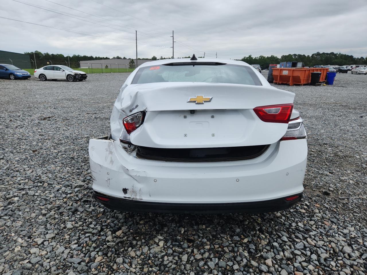 2024 Chevrolet Malibu Ls White vin: 1G1ZC5ST3RF153770 Damage: Deck Lid, Dent(S) W/ Paint Dmg, > 12 Inches