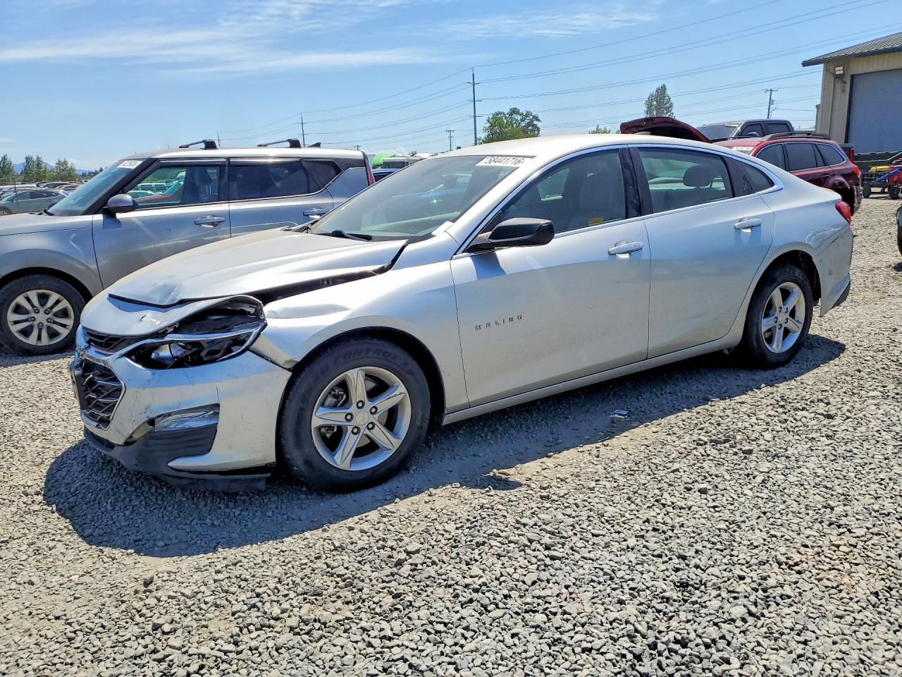 2020 Chevrolet Malibu Ls Silver vin: 1G1ZC5ST4LF098365