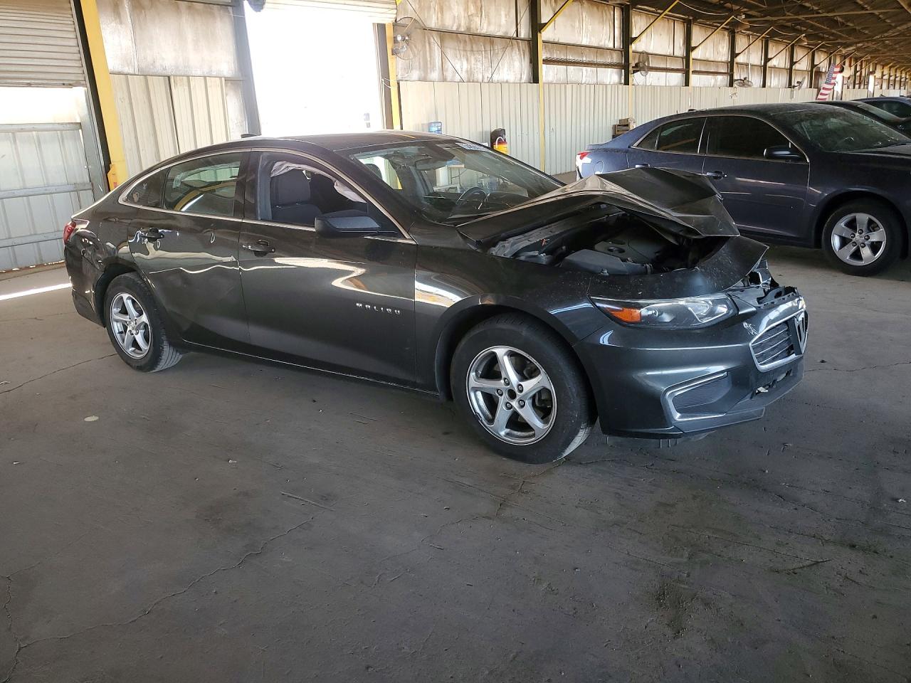 2018 Chevrolet Malibu Ls Серый vin: 1G1ZC5ST5JF184796