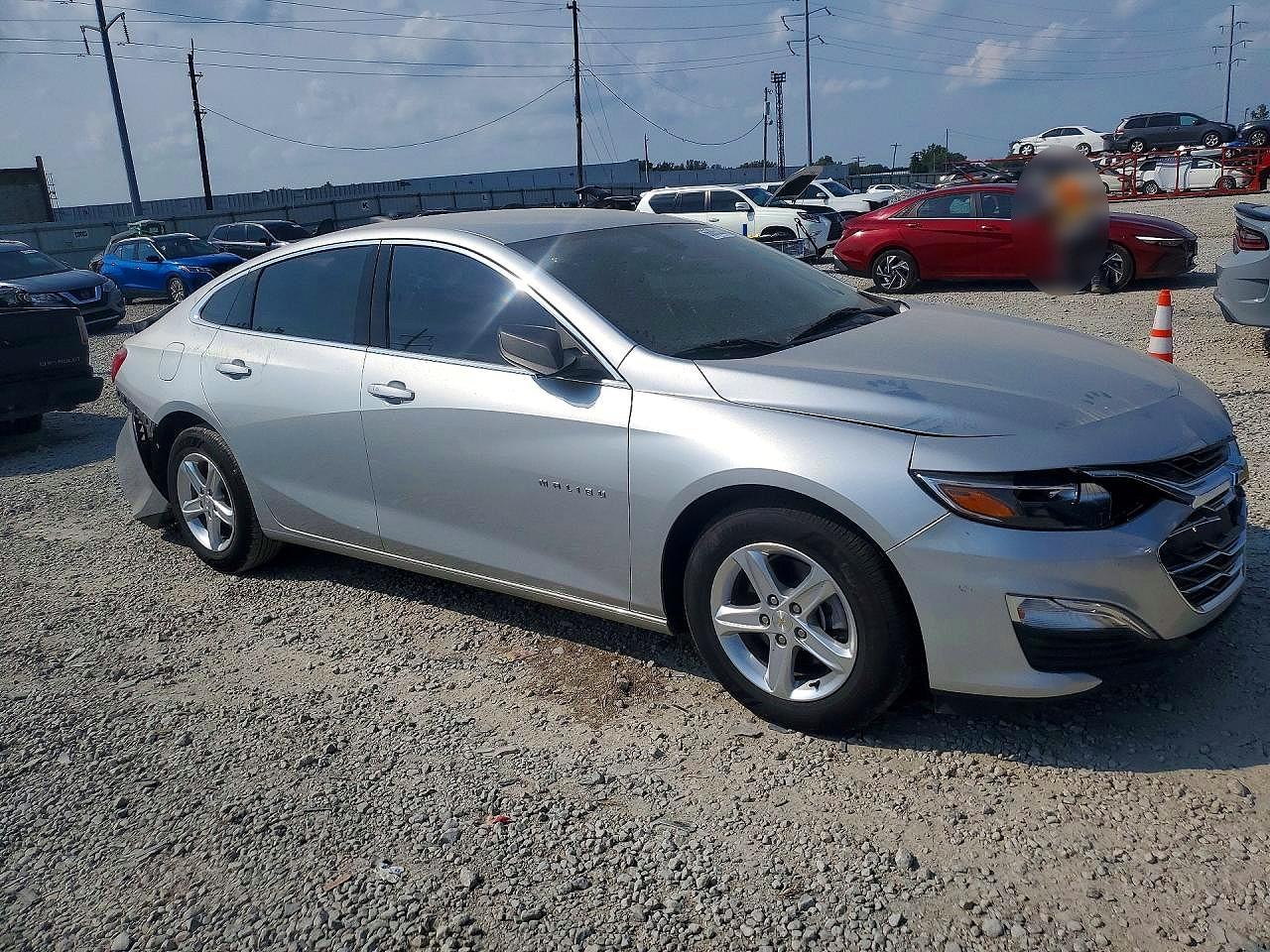 2022 Chevrolet Malibu Ls Silver vin: 1G1ZC5ST7NF161400