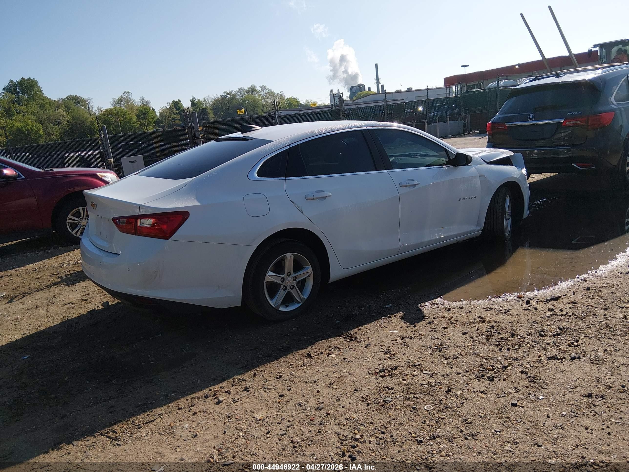 2024 Chevrolet Malibu Fwd 1fl White vin: 1G1ZC5ST7RF148572
