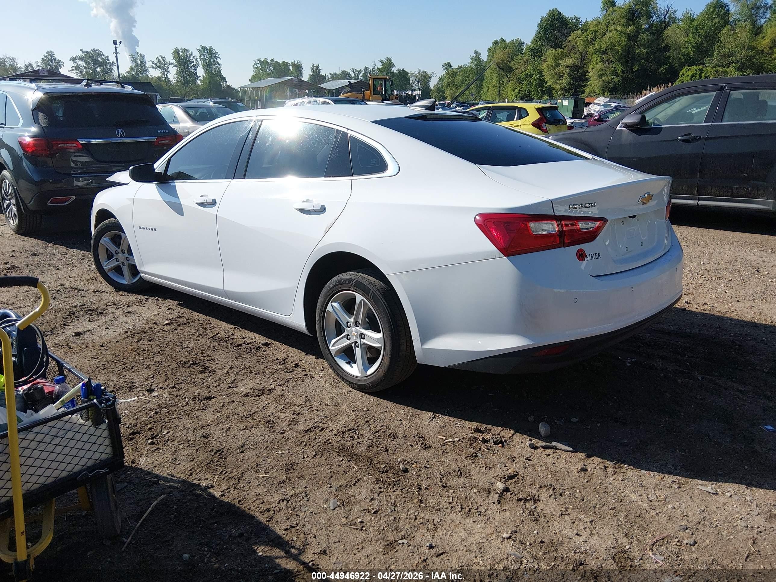2024 Chevrolet Malibu Fwd 1fl White vin: 1G1ZC5ST7RF148572