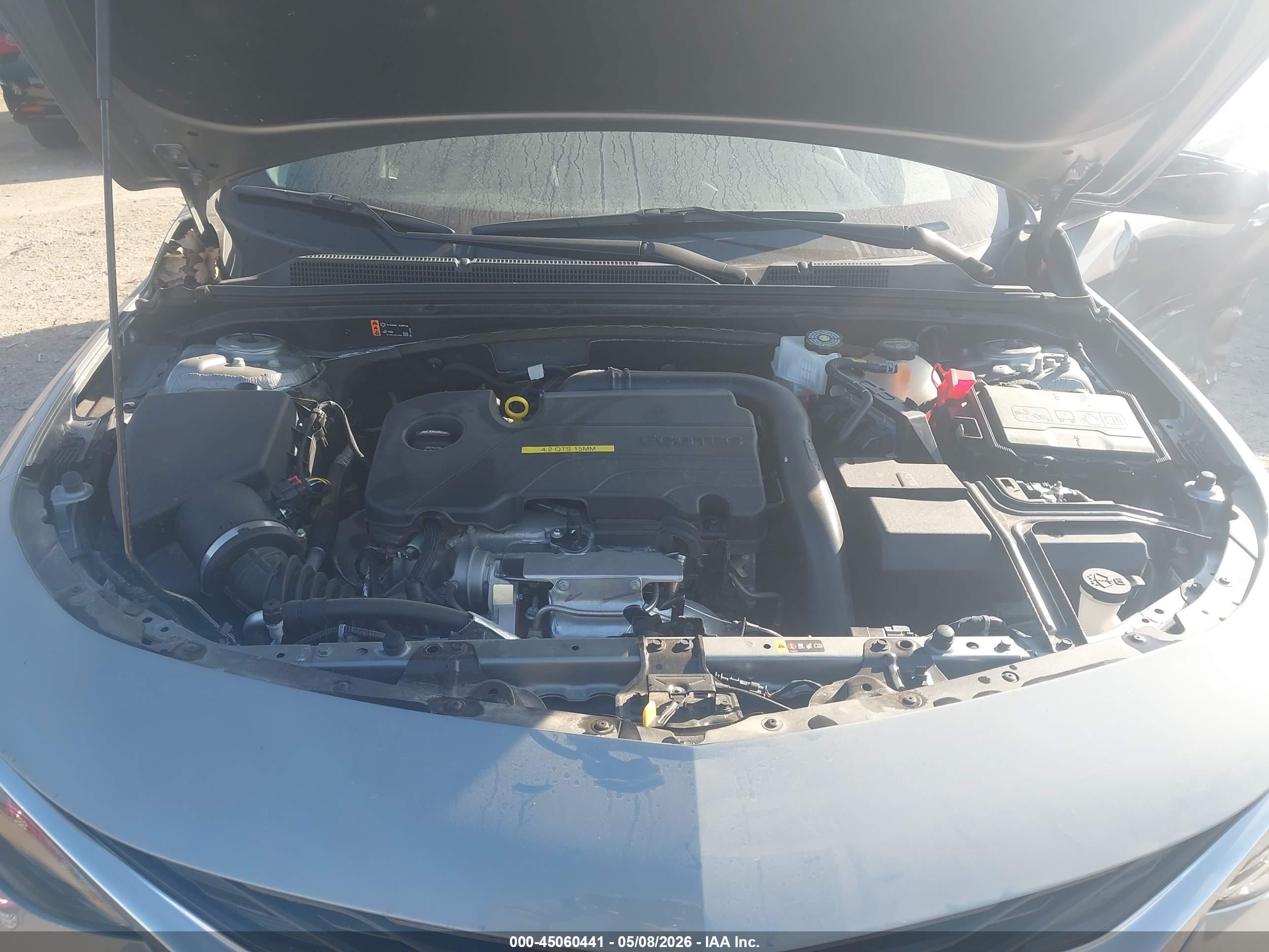 2025 Chevrolet Malibu Fwd 1fl Серебряный vin: 1G1ZC5ST7SF123600