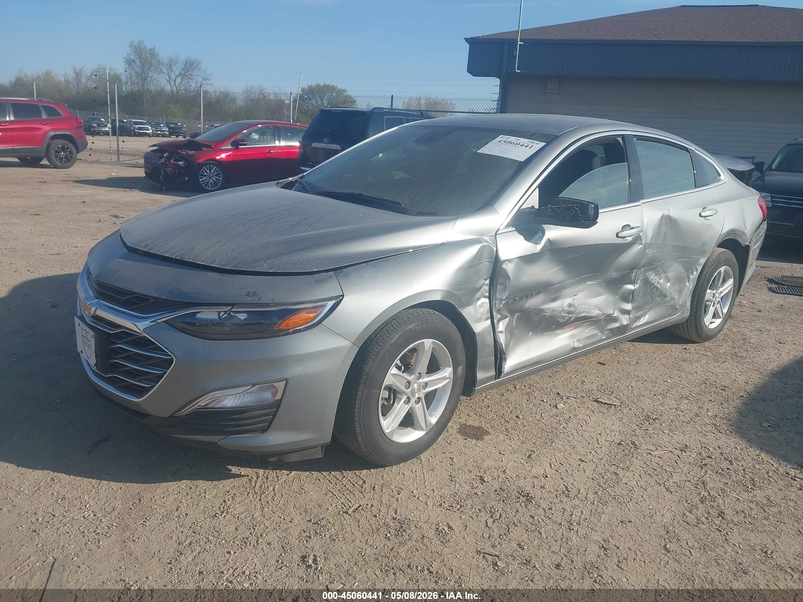 2025 Chevrolet Malibu Fwd 1fl Серебряный vin: 1G1ZC5ST7SF123600