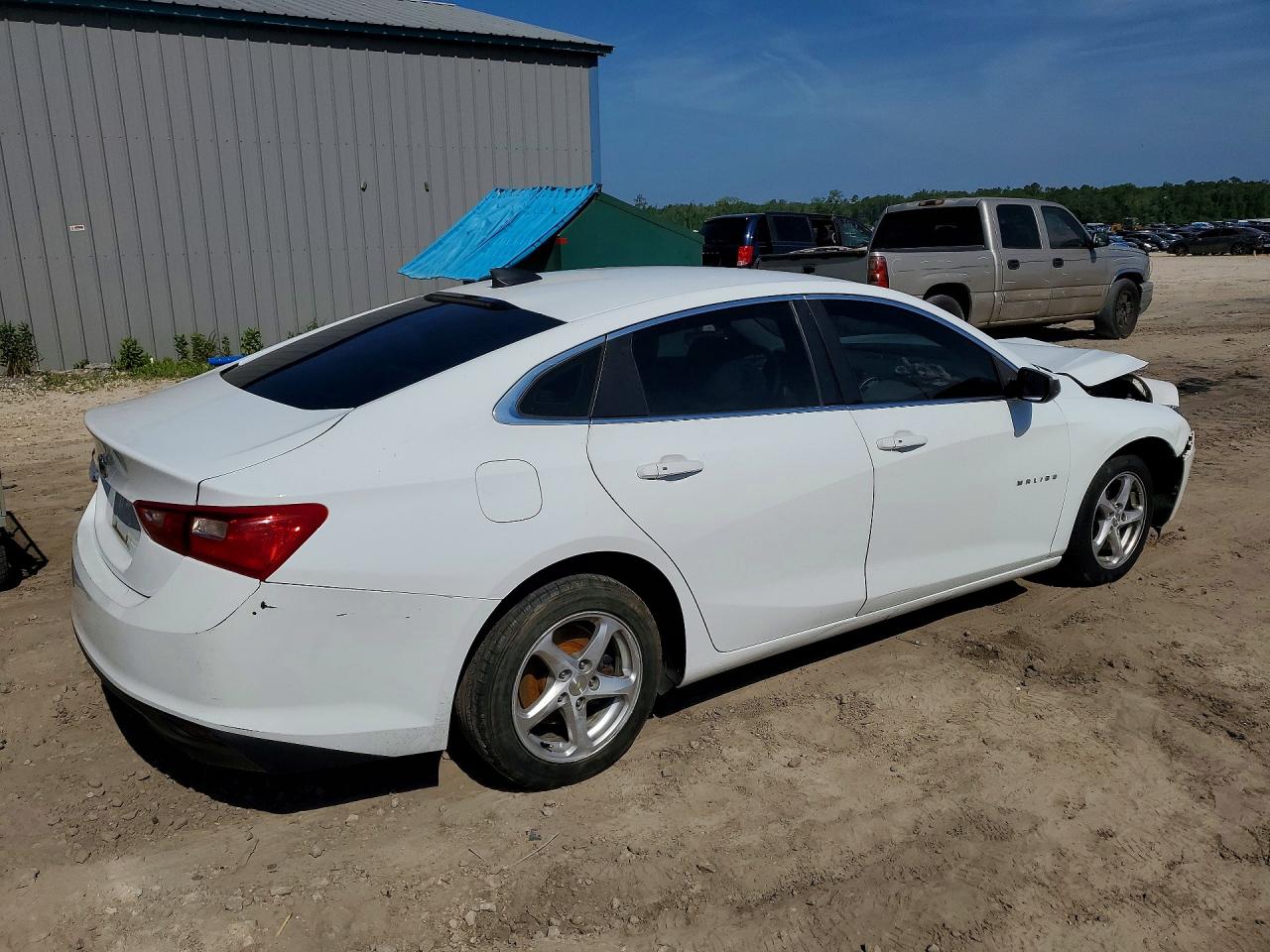 2017 Chevrolet Malibu Ls White vin: 1G1ZC5ST8HF246895
