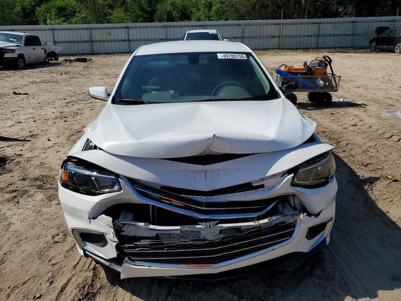 2017 Chevrolet Malibu Ls White vin: 1G1ZC5ST8HF246895