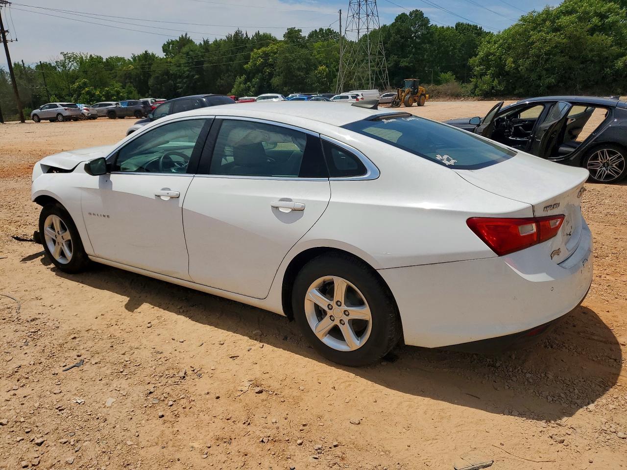 2020 Chevrolet Malibu Ls White vin: 1G1ZC5ST8LF158194