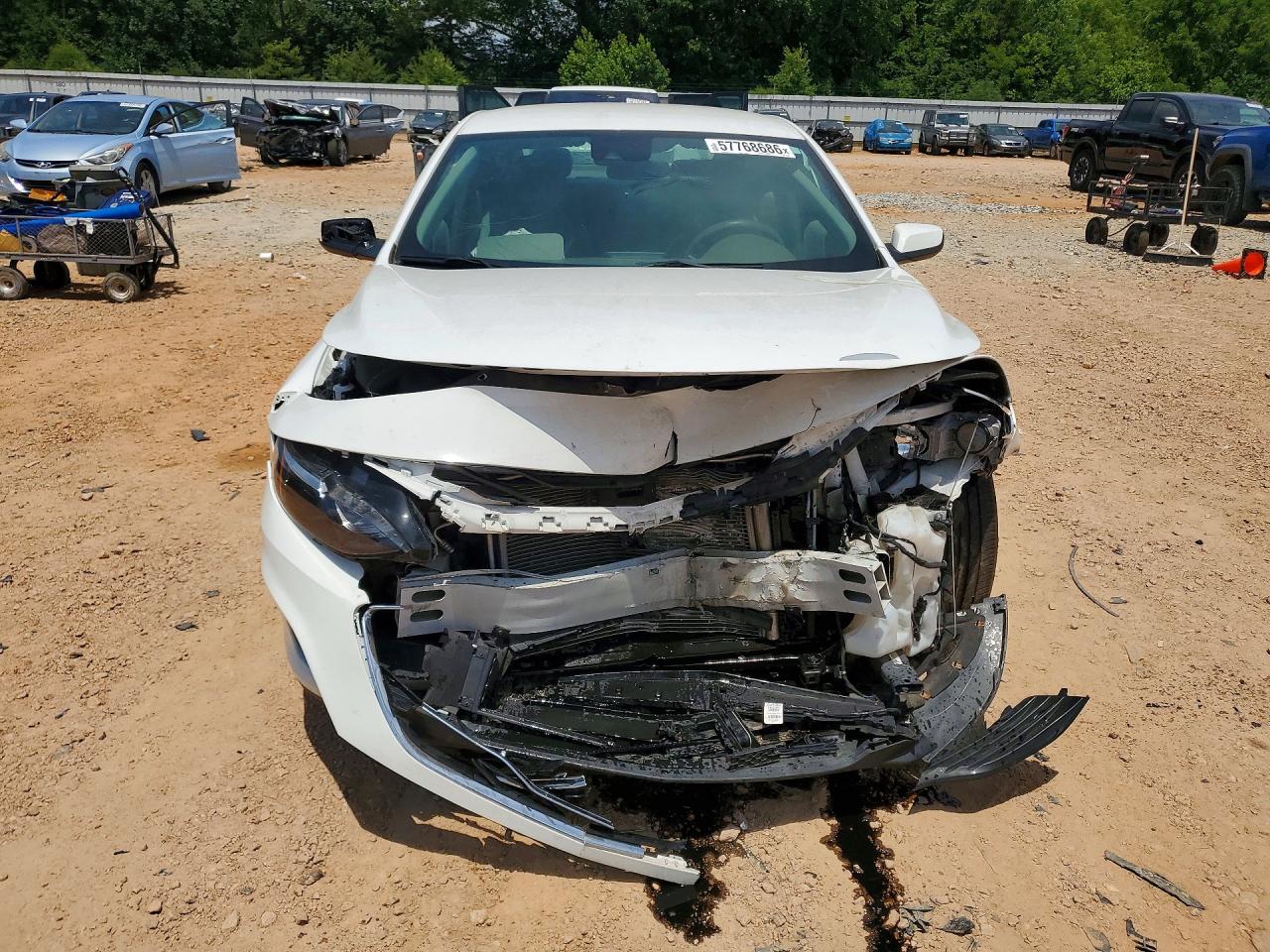 2020 Chevrolet Malibu Ls White vin: 1G1ZC5ST8LF158194