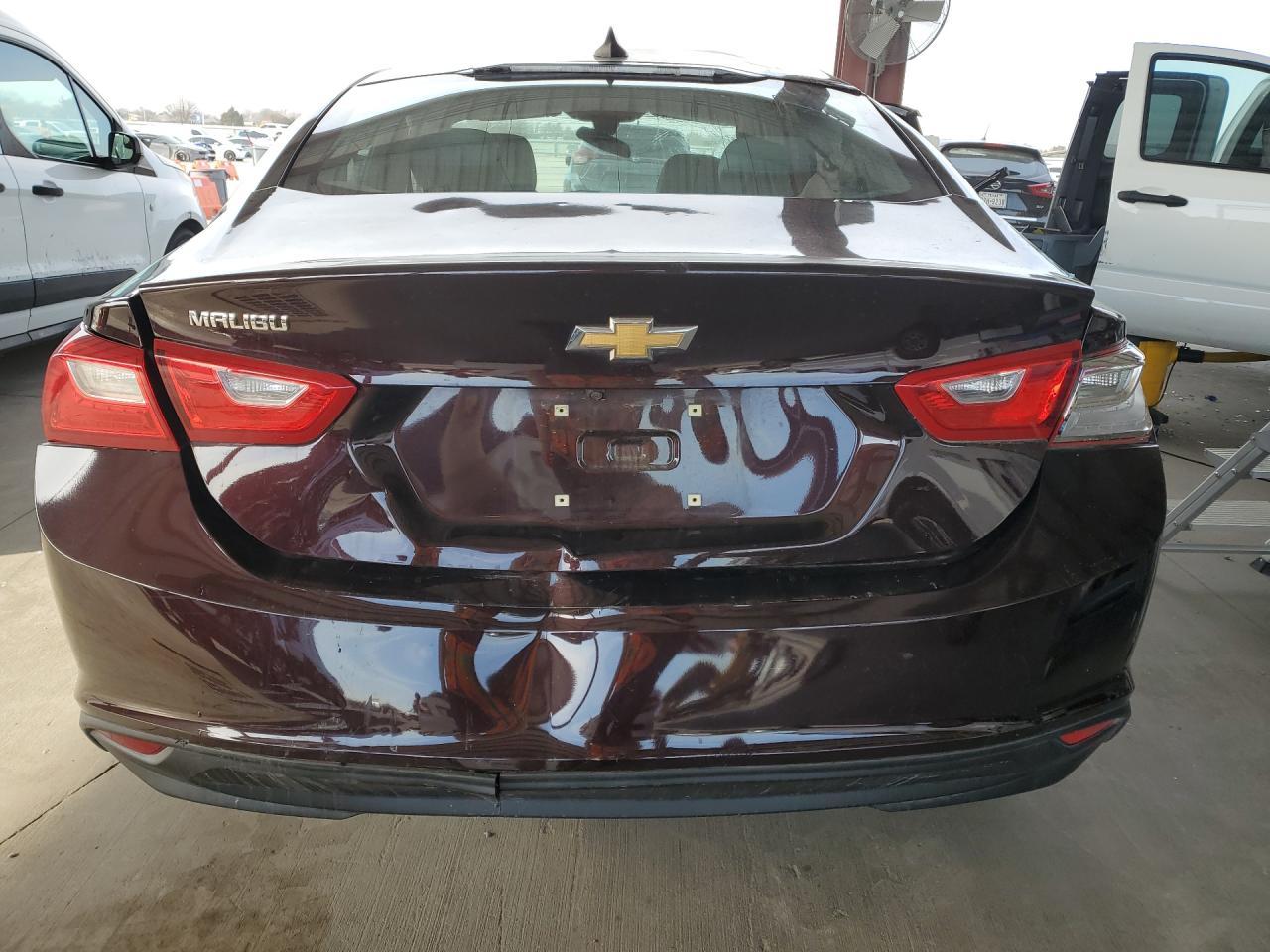 2021 Chevrolet Malibu Ls Purple vin: 1G1ZC5ST9MF055643 Damage: Deck Lid, Dent(S) W/ Paint Dmg, 5 To 6 Inches