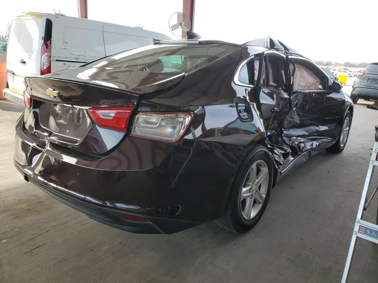 2021 Chevrolet Malibu Ls Purple vin: 1G1ZC5ST9MF055643 Damage: Right Tail Light, Broken, Replacement Required