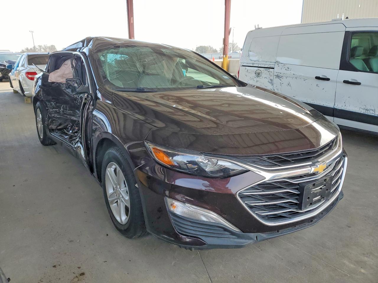 2021 Chevrolet Malibu Ls Purple vin: 1G1ZC5ST9MF055643