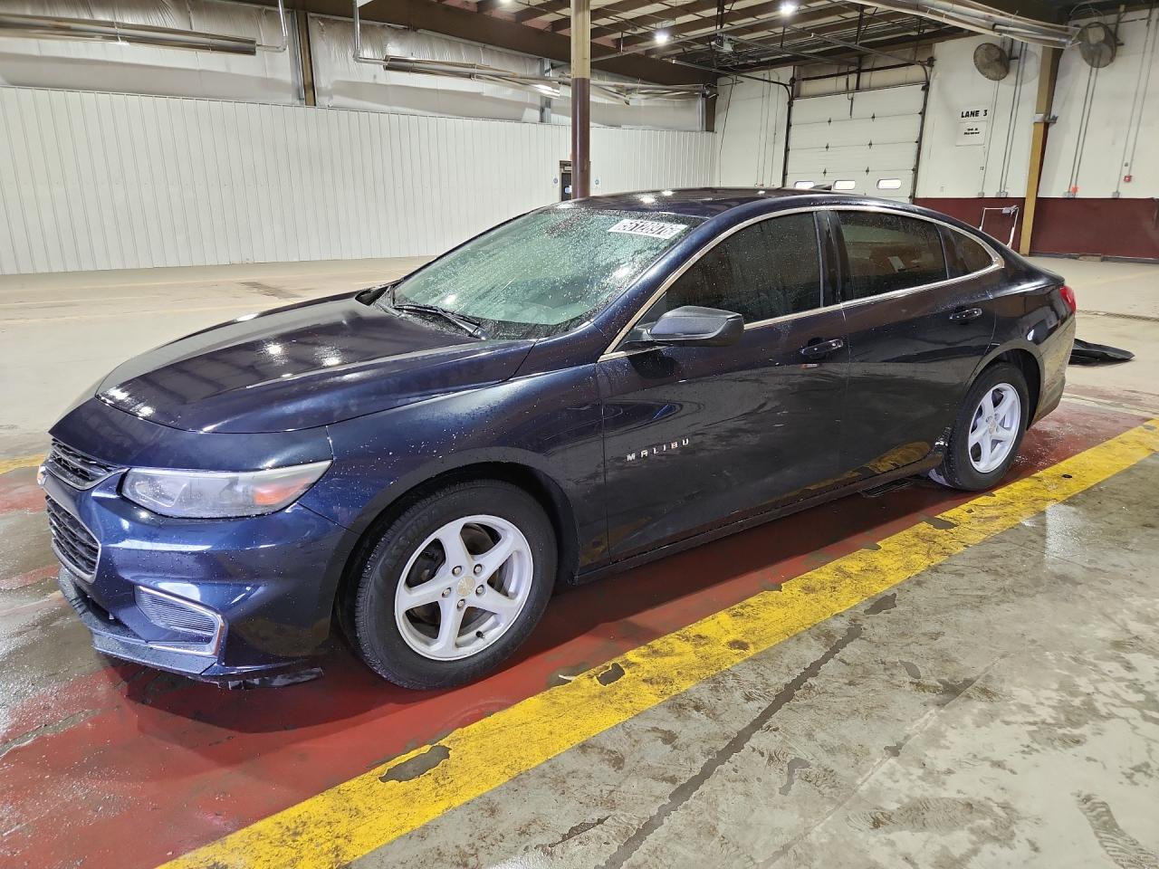 2016 Chevrolet Malibu Ls Blue vin: 1G1ZC5STXGF220586 Damage: Front Bumper Extension, Broken, Replacement Required
