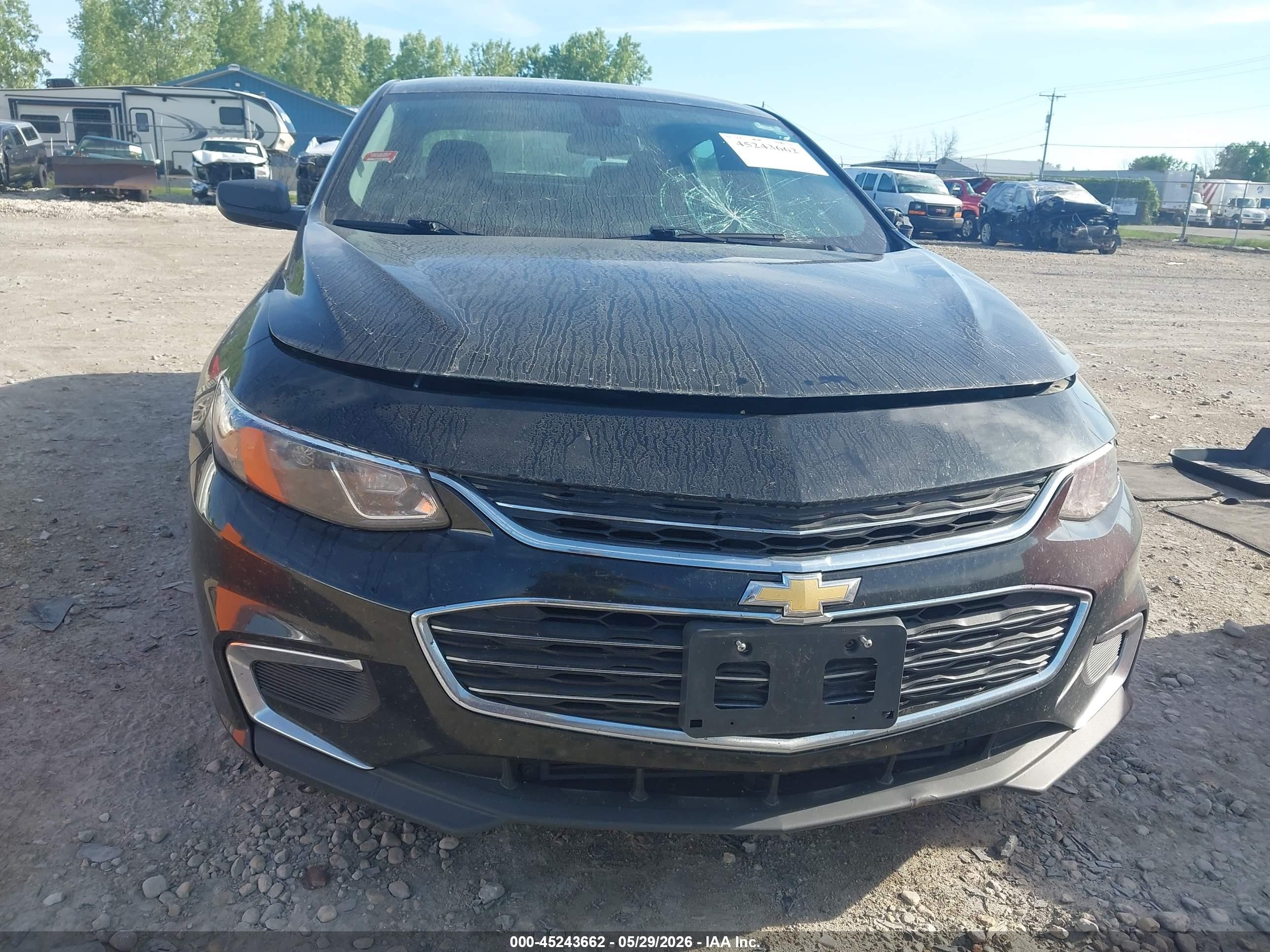 2018 Chevrolet Malibu 1fl Black vin: 1G1ZC5STXJF188097