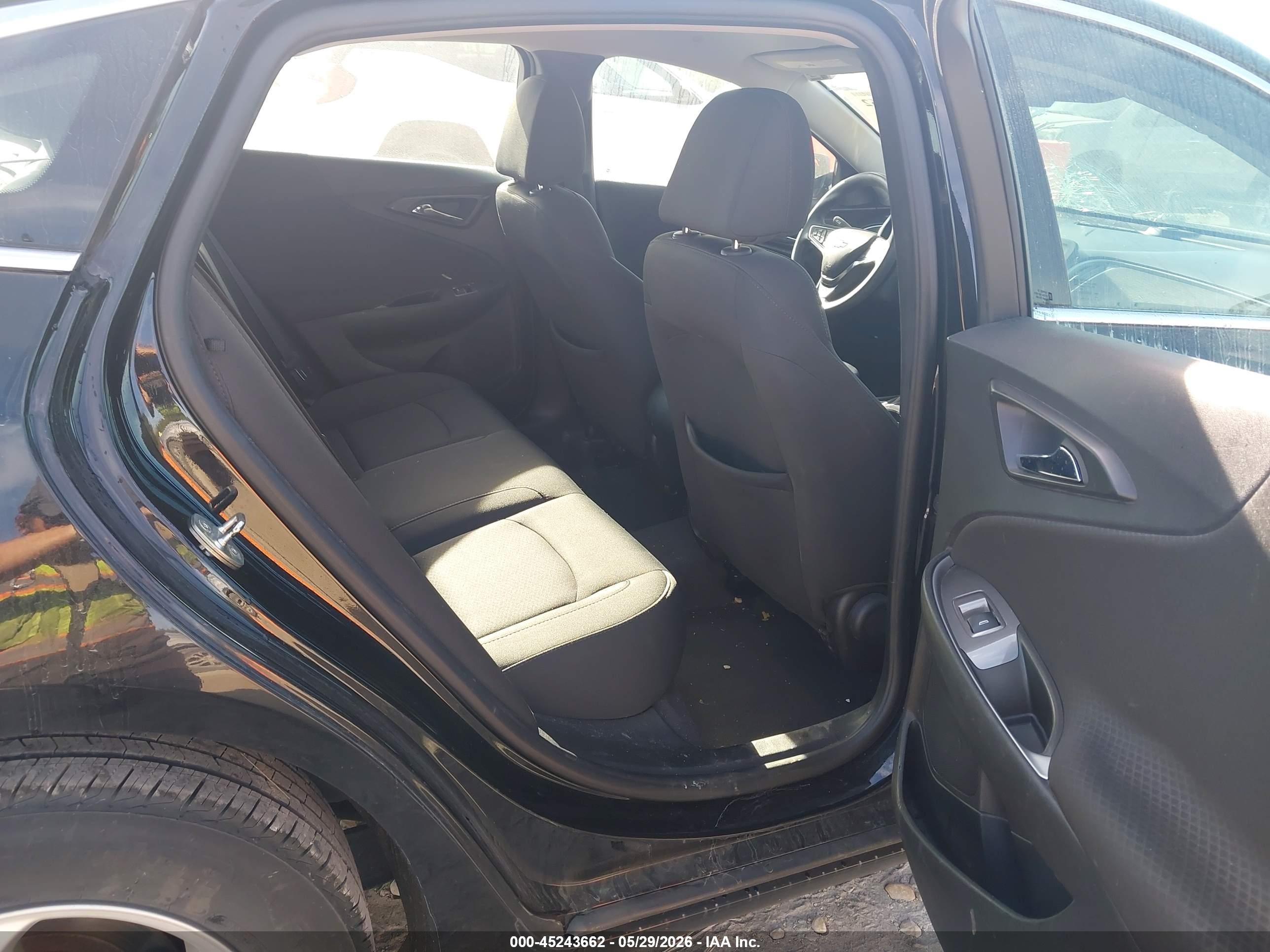 2018 Chevrolet Malibu 1fl Black vin: 1G1ZC5STXJF188097