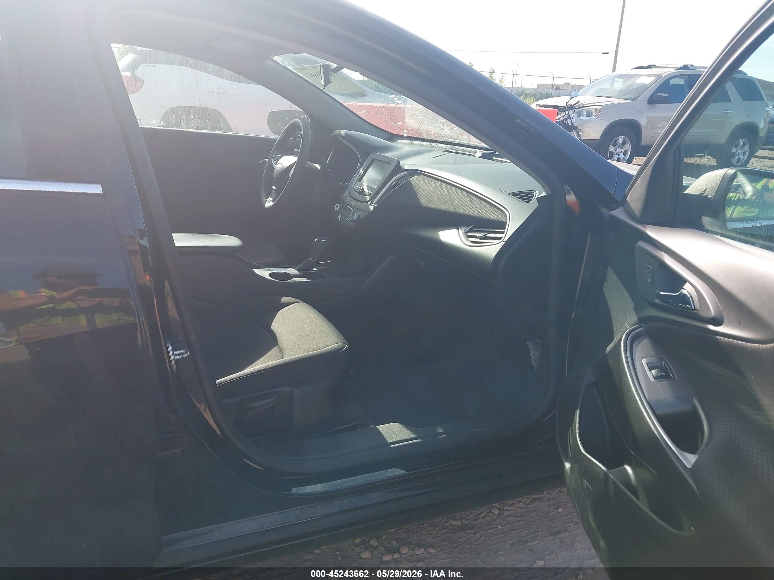 2018 Chevrolet Malibu 1fl Black vin: 1G1ZC5STXJF188097