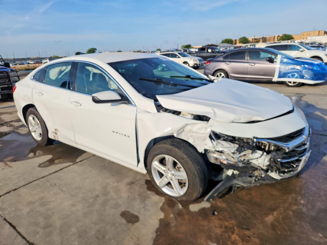 2023 Chevrolet Malibu Ls White vin: 1G1ZC5STXPF232737